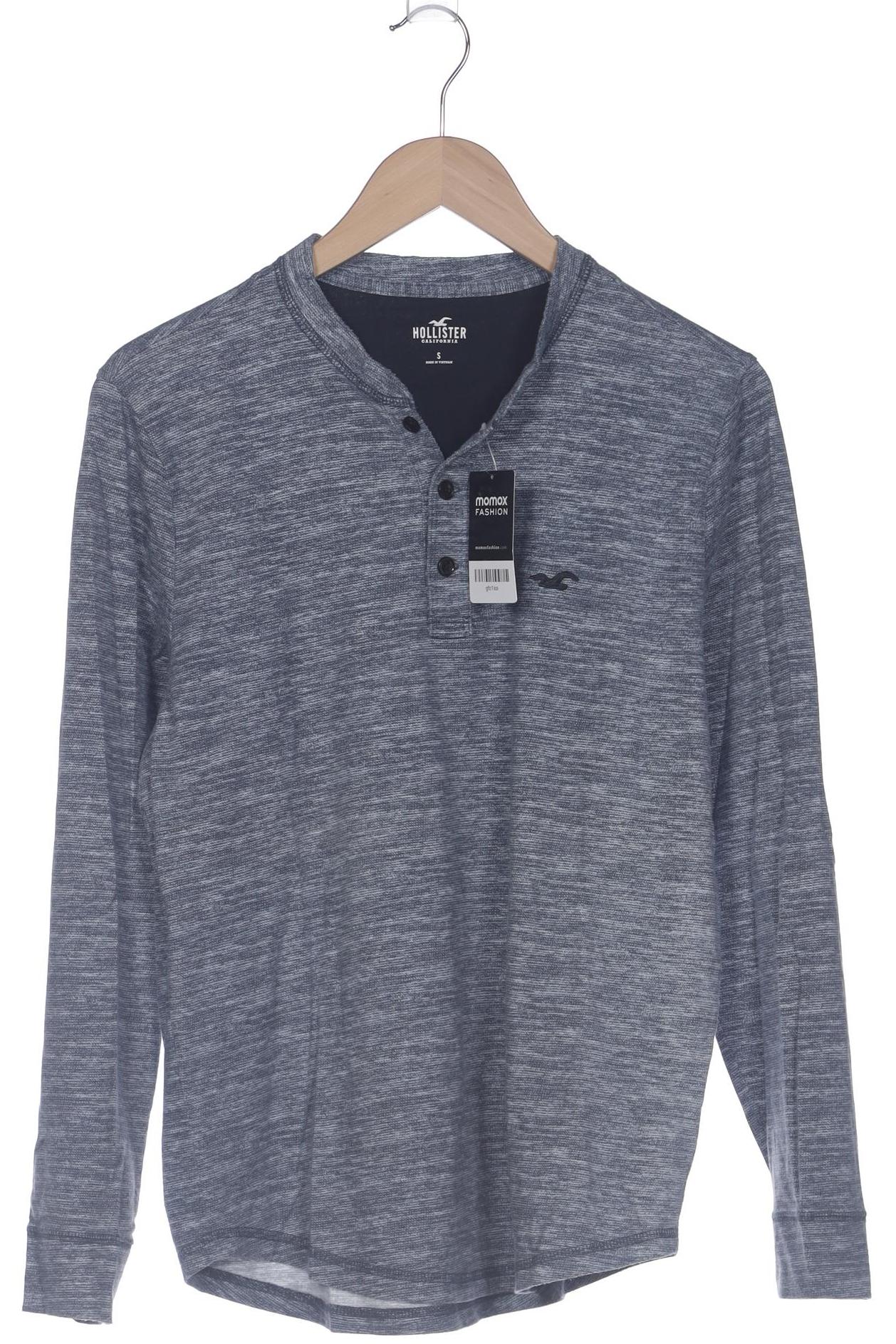 

Hollister Herren Langarmshirt, blau, Gr. 46