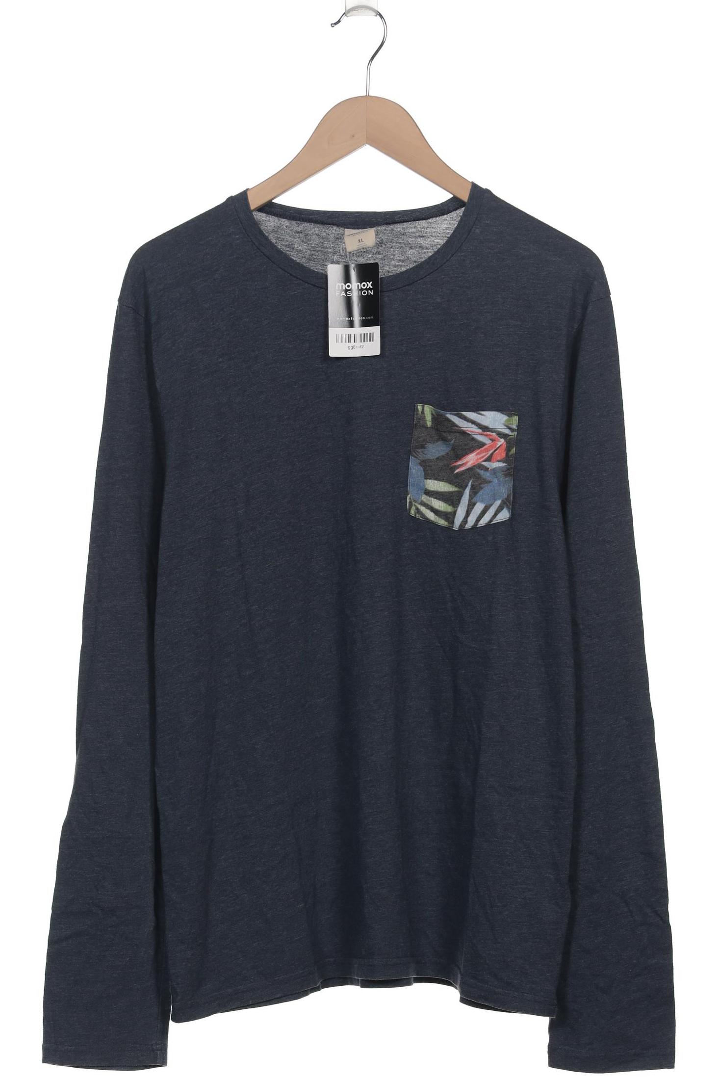 

Hollister Herren Langarmshirt, blau, Gr. 54