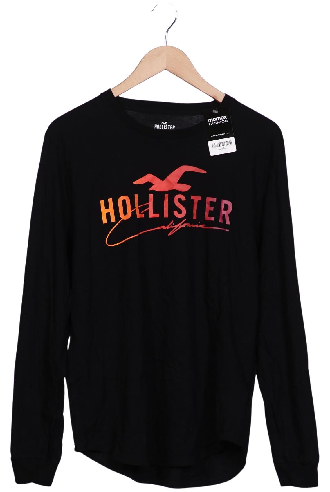 

Hollister Herren Langarmshirt, schwarz, Gr. 48