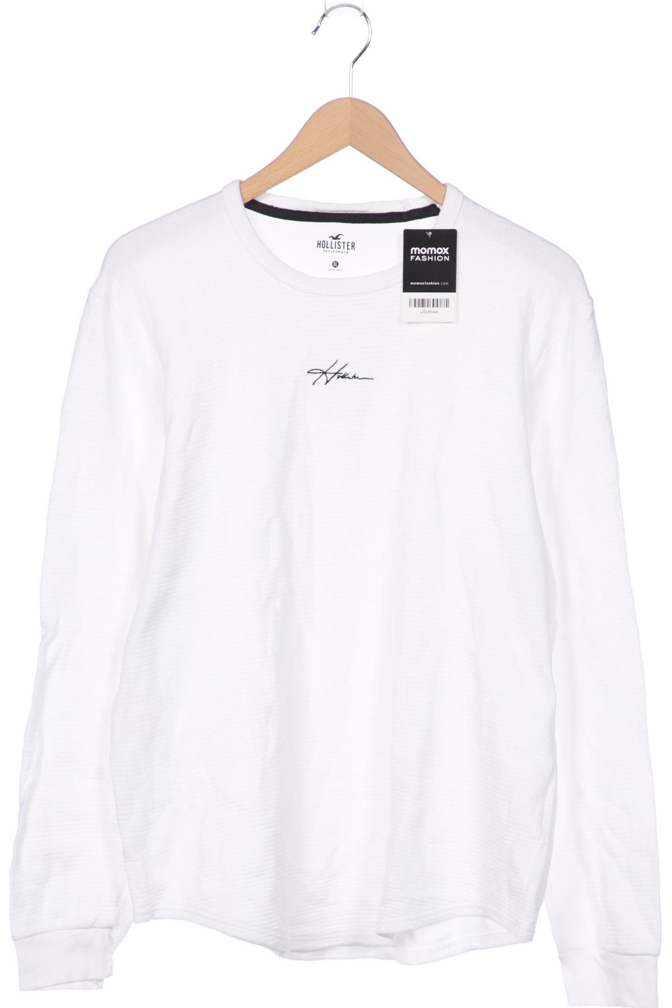 

Hollister Herren Langarmshirt, weiß, Gr. 54