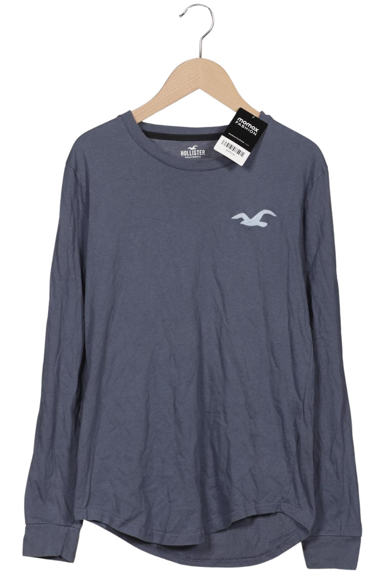 

Hollister Herren Langarmshirt, blau, Gr. 44