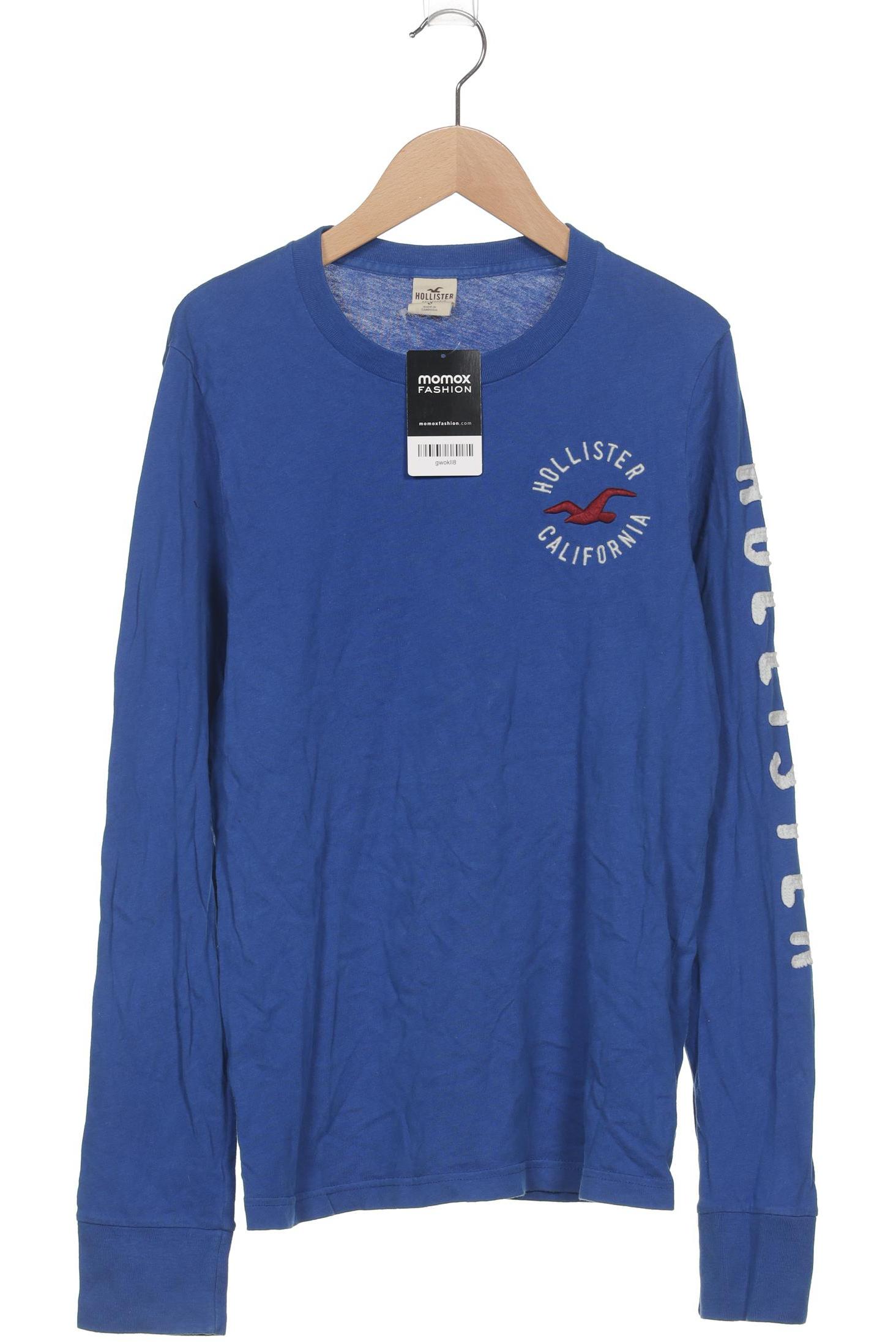 

Hollister Herren Langarmshirt, blau, Gr. 46