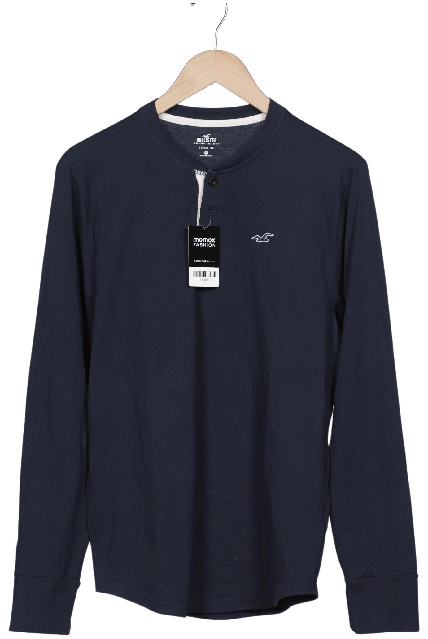 

Hollister Herren Langarmshirt, marineblau, Gr. 48