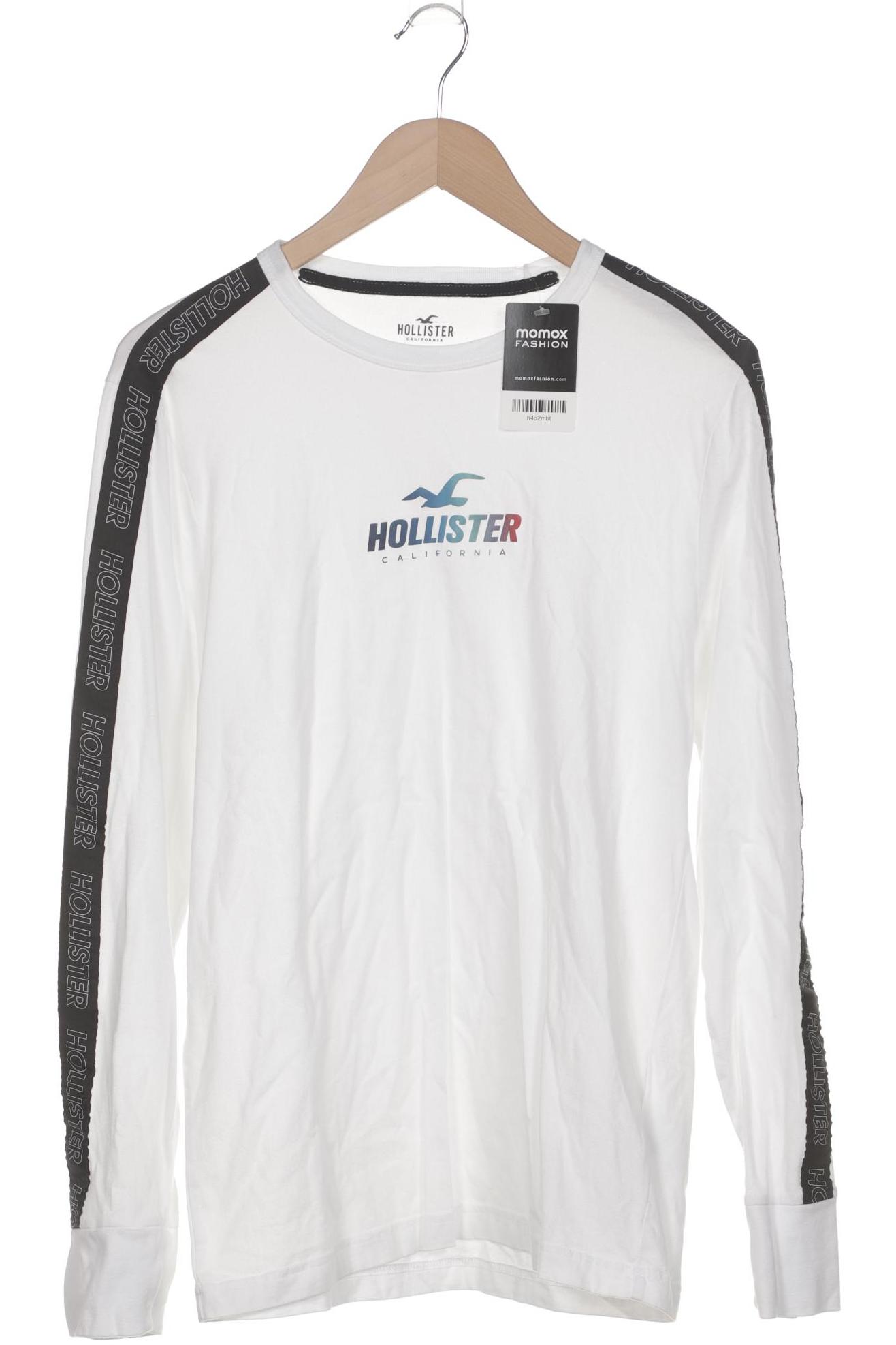 

Hollister Herren Langarmshirt, weiß, Gr. 48