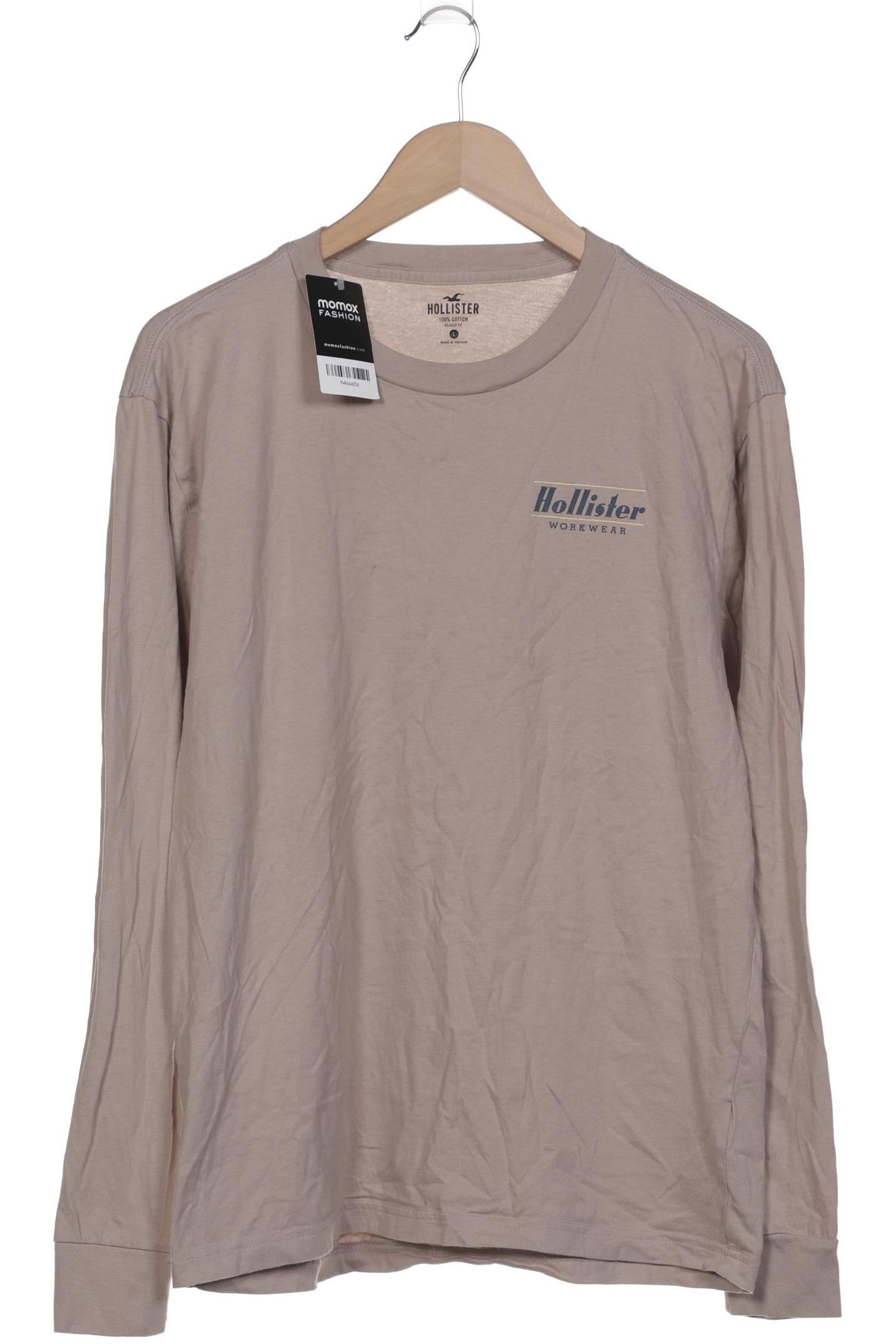 

Hollister Herren Langarmshirt, beige, Gr. 52