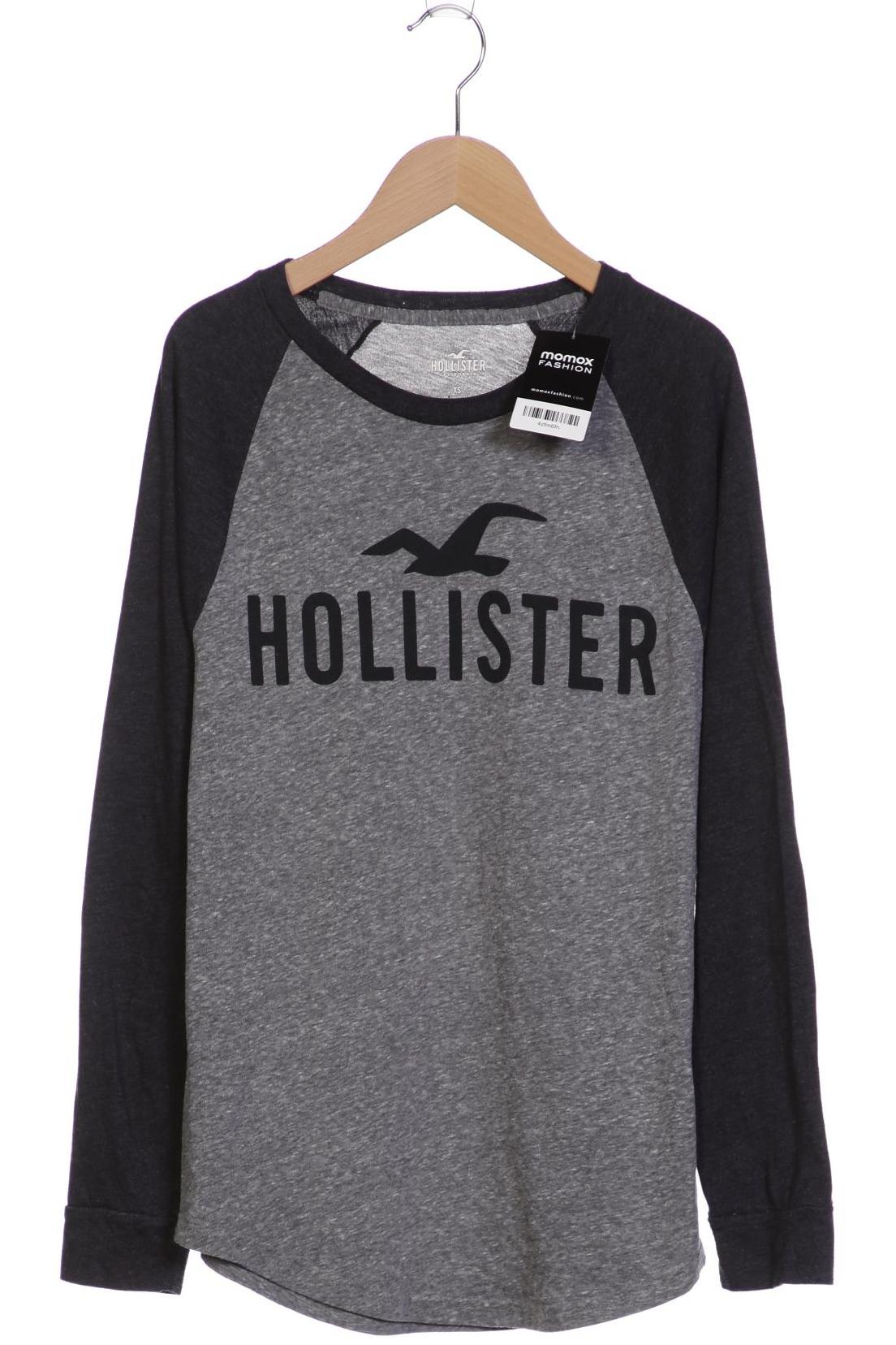 

Hollister Herren Langarmshirt, grau, Gr. 44