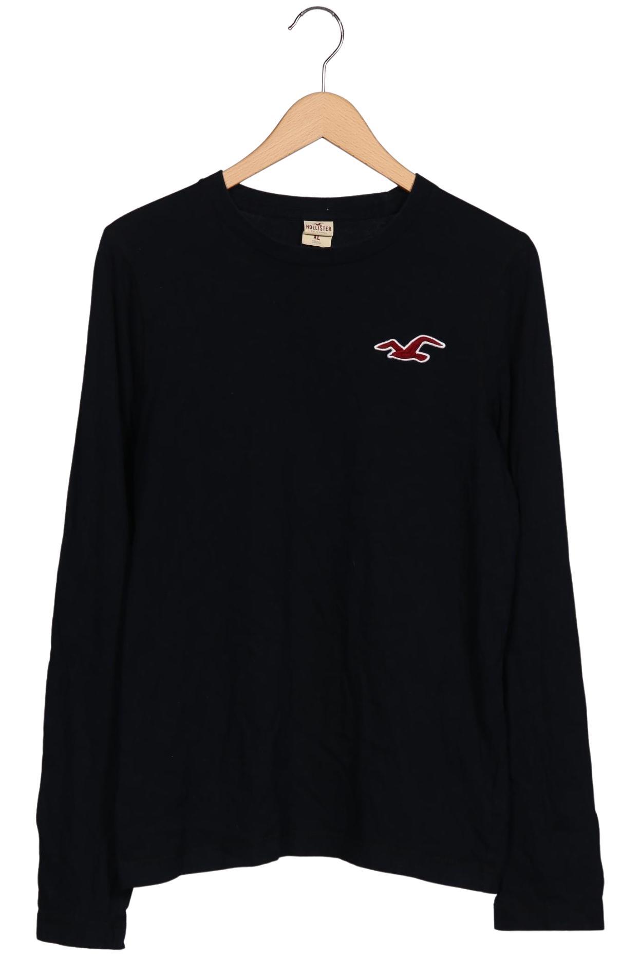 

Hollister Herren Langarmshirt, marineblau, Gr. 54