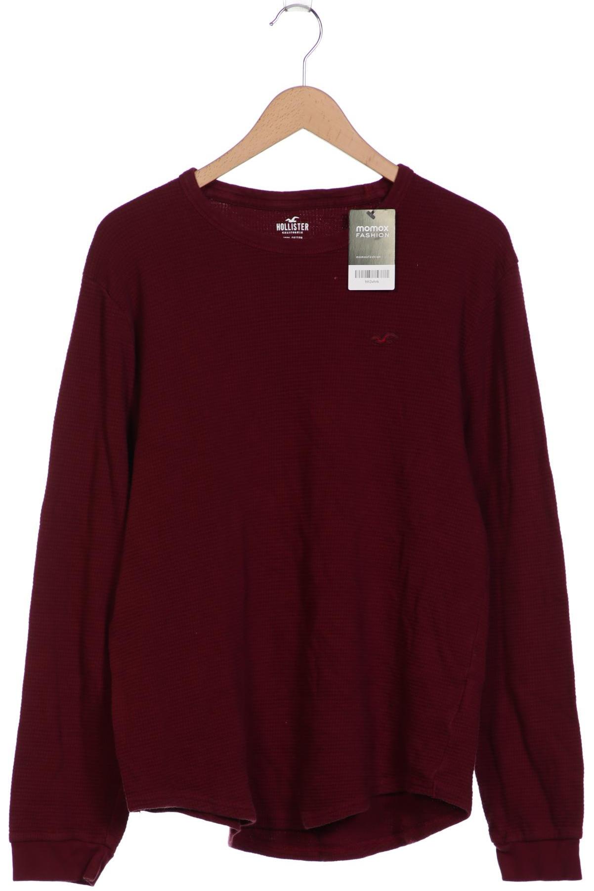 

Hollister Herren Langarmshirt, bordeaux, Gr. 54