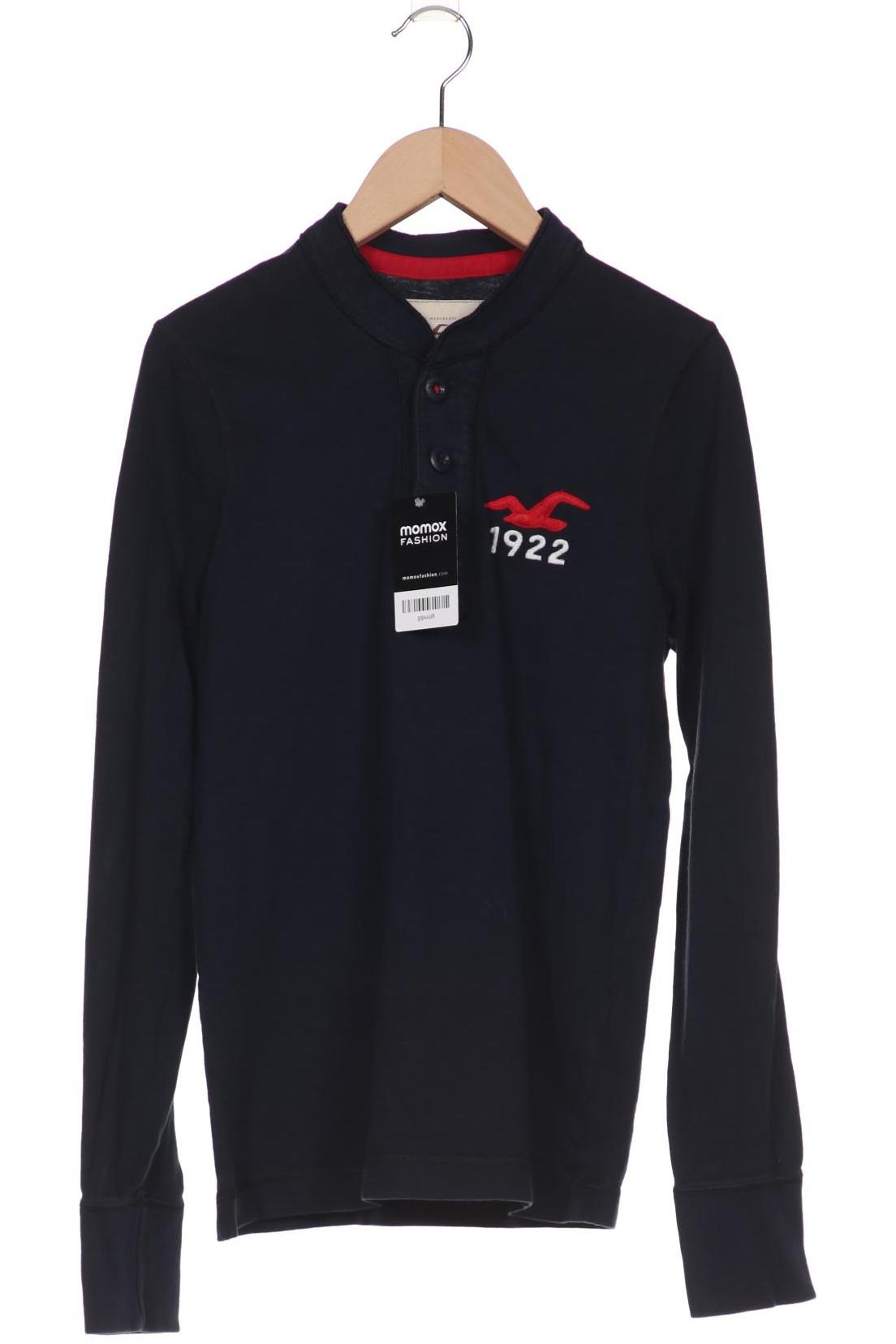 

Hollister Herren Langarmshirt, marineblau, Gr. 46