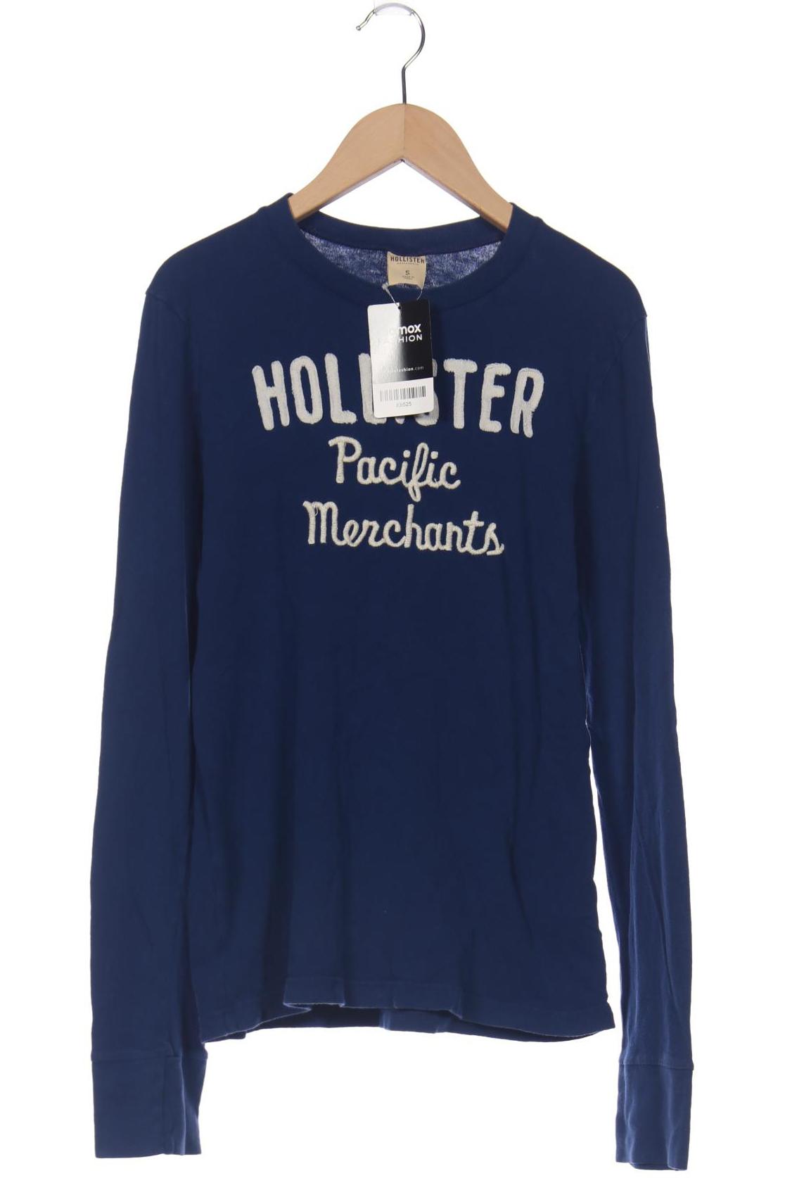 

Hollister Herren Langarmshirt, marineblau, Gr. 46