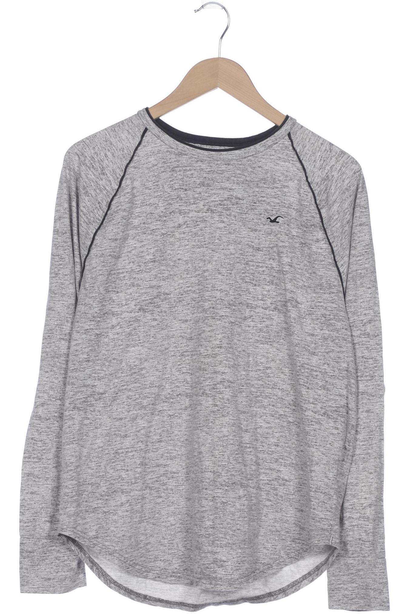 

Hollister Herren Langarmshirt, grau, Gr. 52
