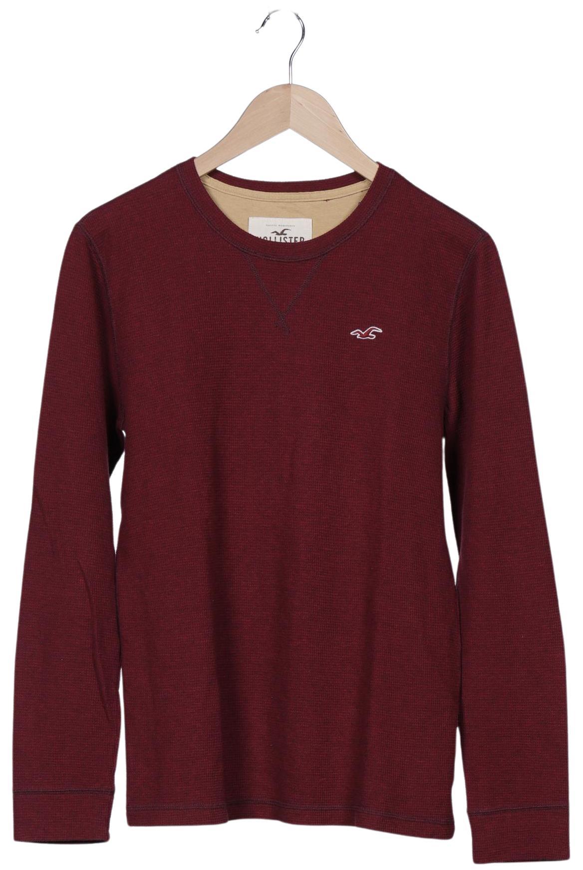 

Hollister Herren Langarmshirt, bordeaux, Gr. 46