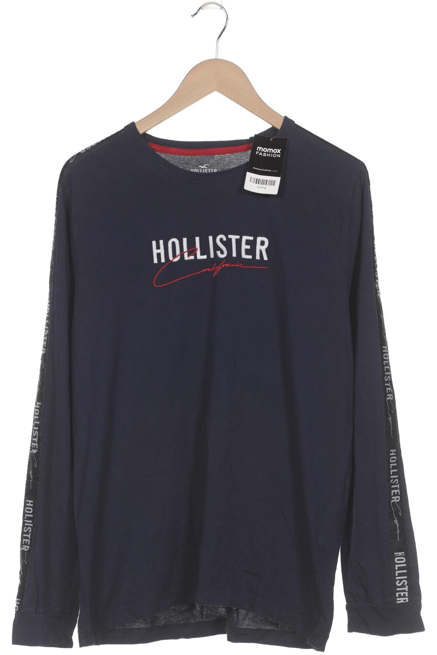 

Hollister Herren Langarmshirt, marineblau, Gr. 52