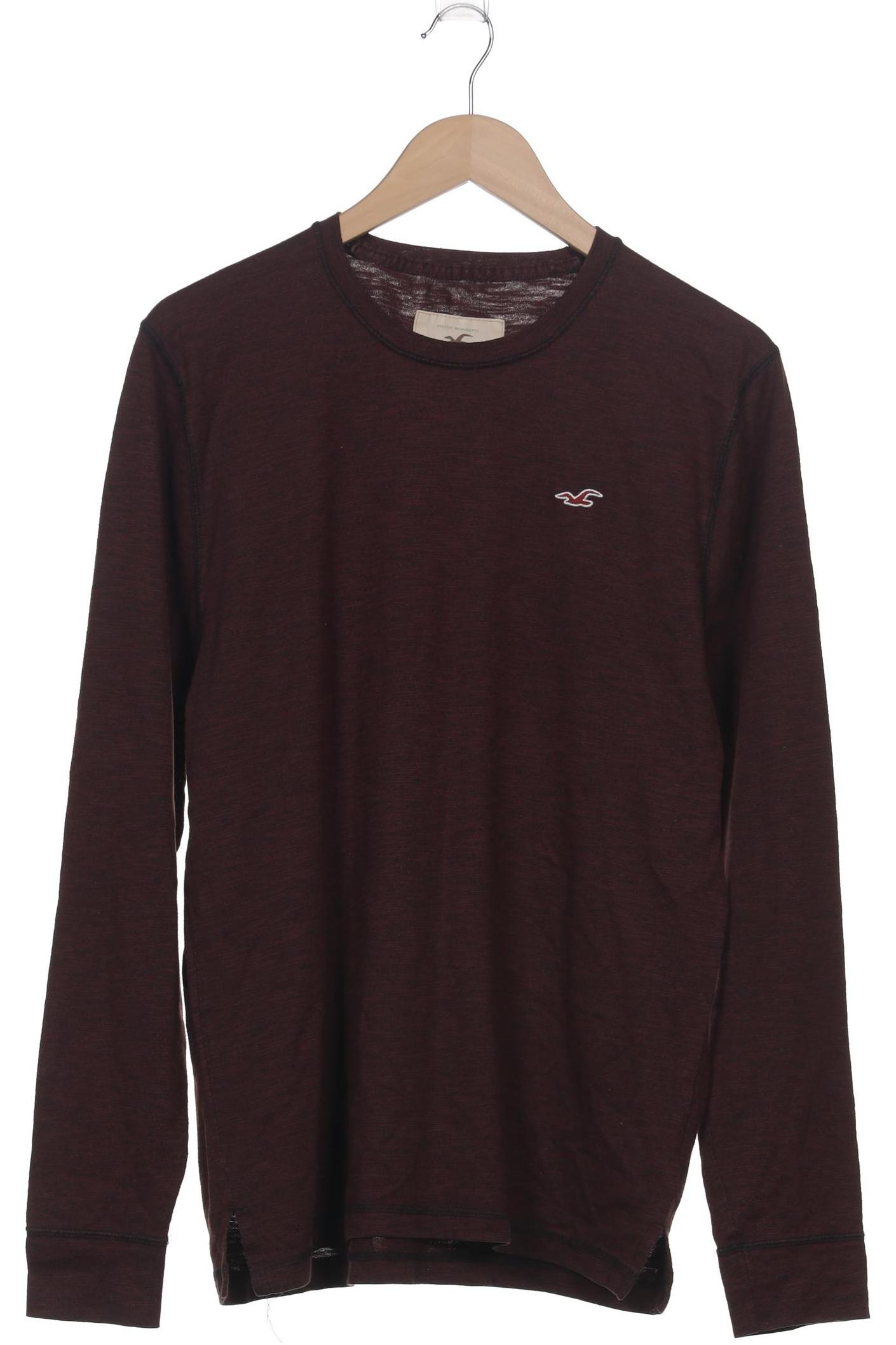 

Hollister Herren Langarmshirt, bordeaux, Gr. 52