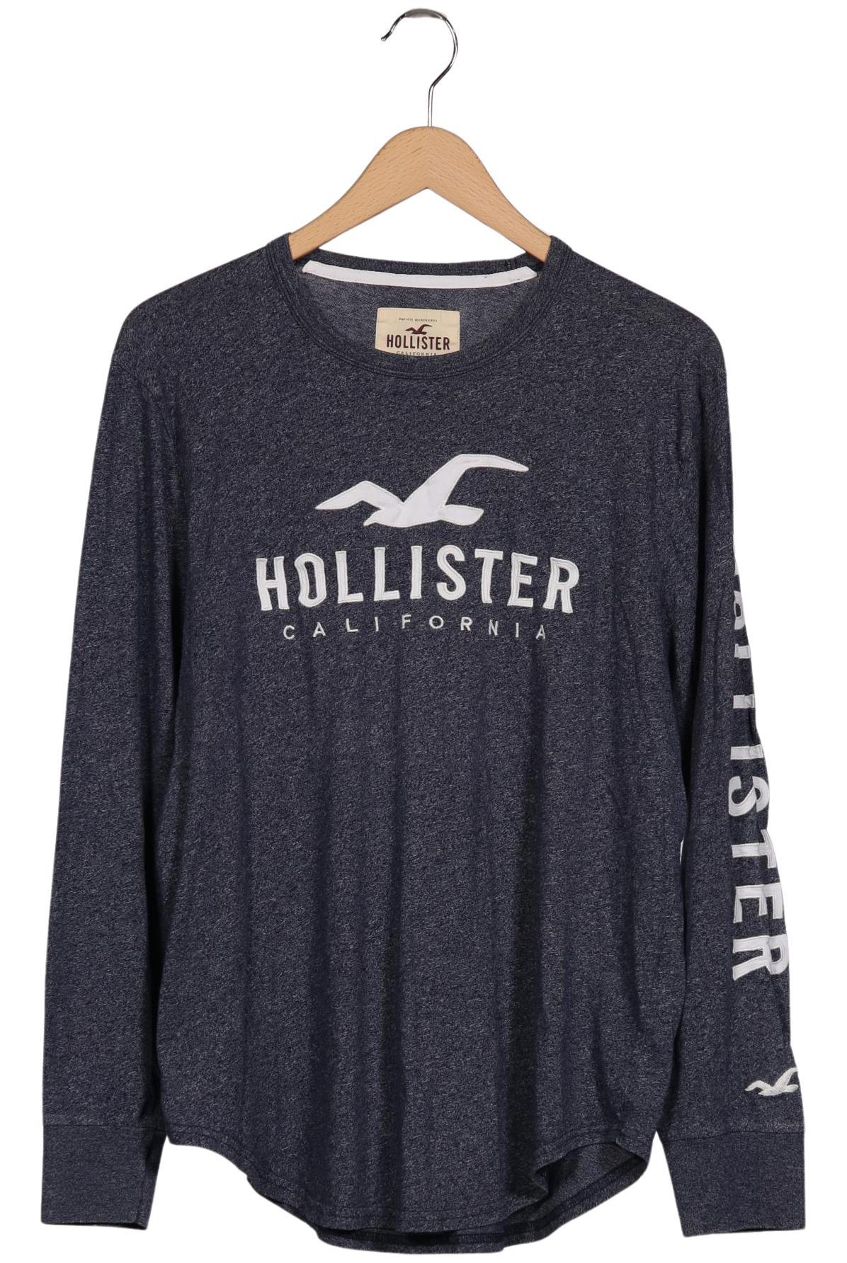 

Hollister Herren Langarmshirt, marineblau, Gr. 54