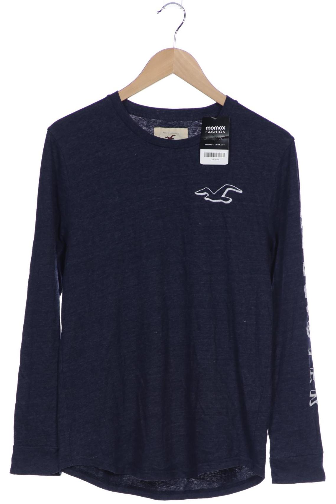 

Hollister Herren Langarmshirt, marineblau, Gr. 46