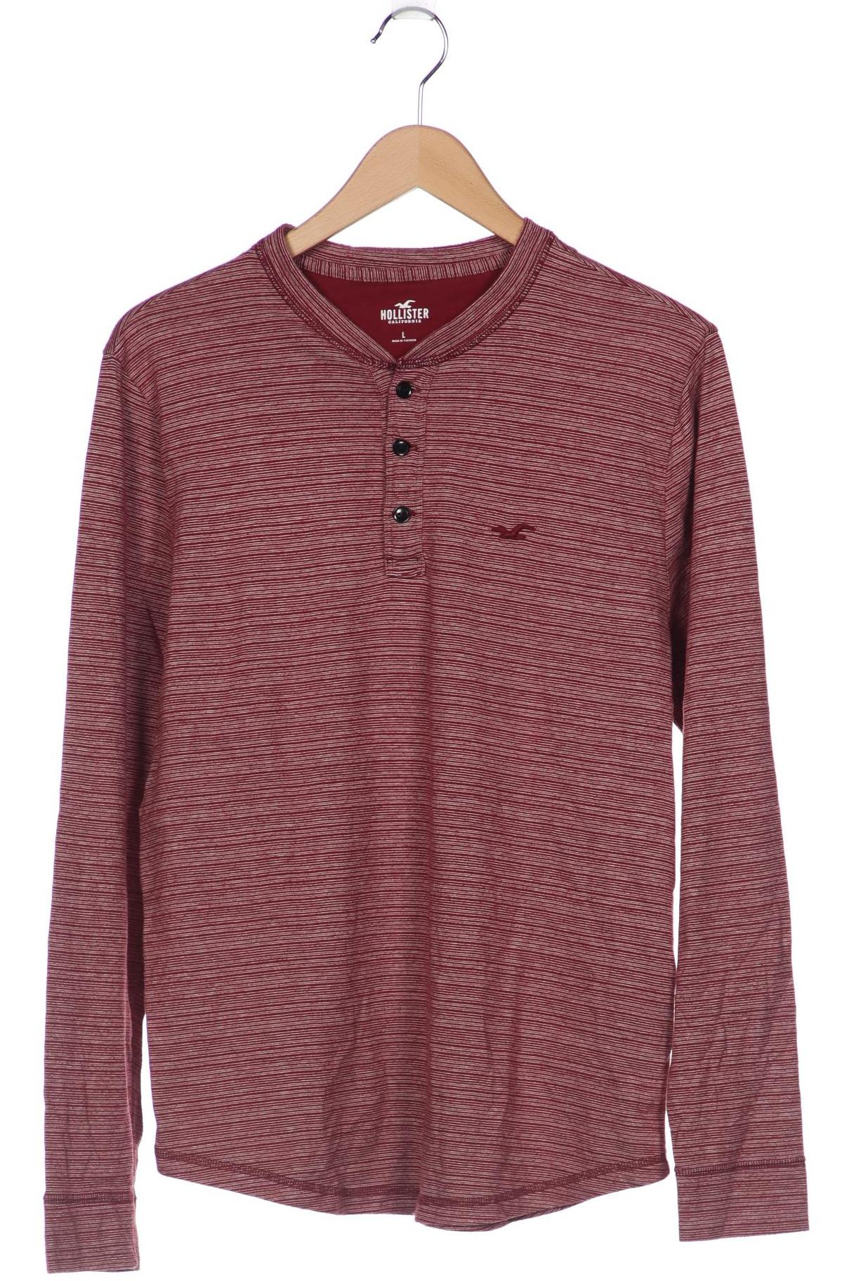 

Hollister Herren Langarmshirt, bordeaux