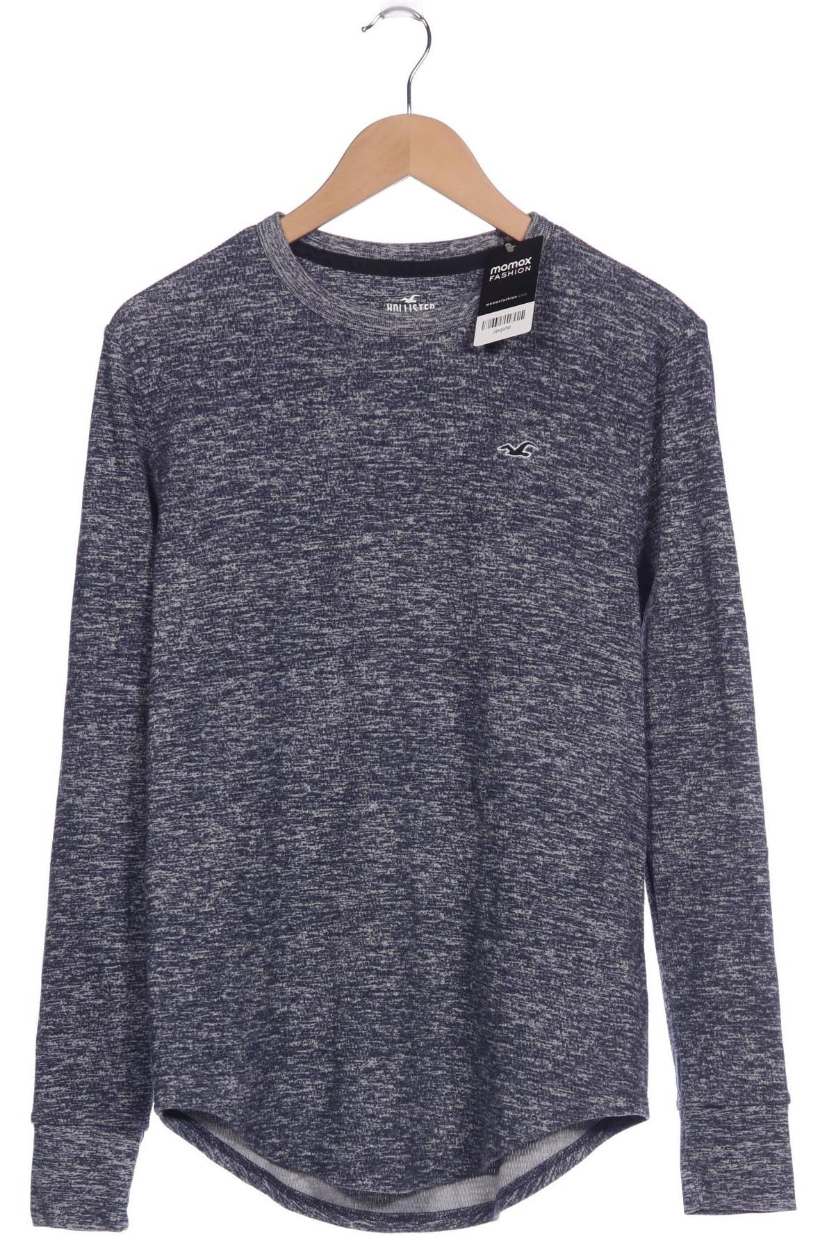 

Hollister Herren Langarmshirt, marineblau, Gr. 48
