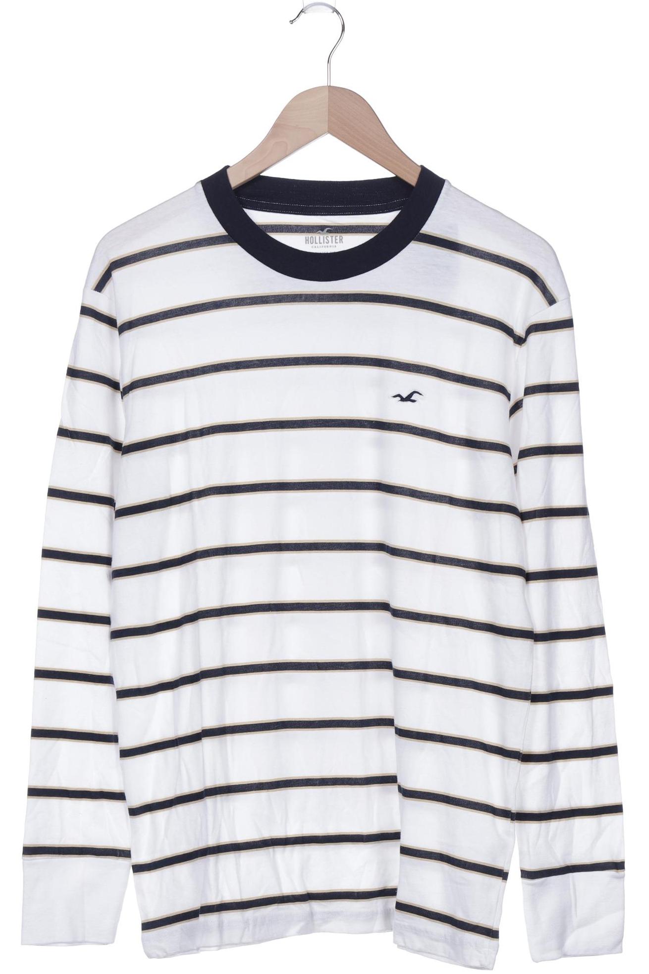 

Hollister Herren Langarmshirt, weiß, Gr. 46