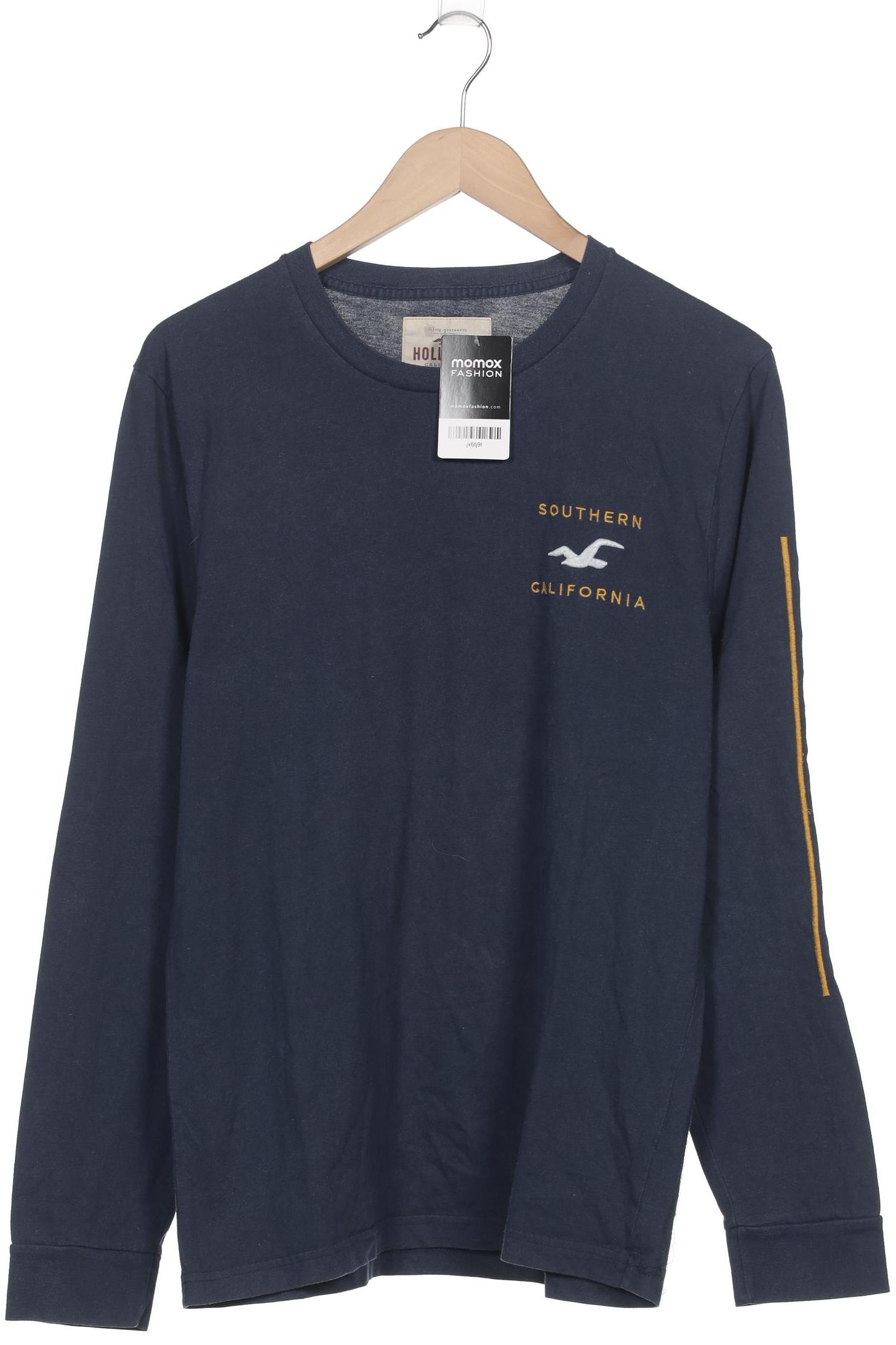 

Hollister Herren Langarmshirt, marineblau, Gr. 52
