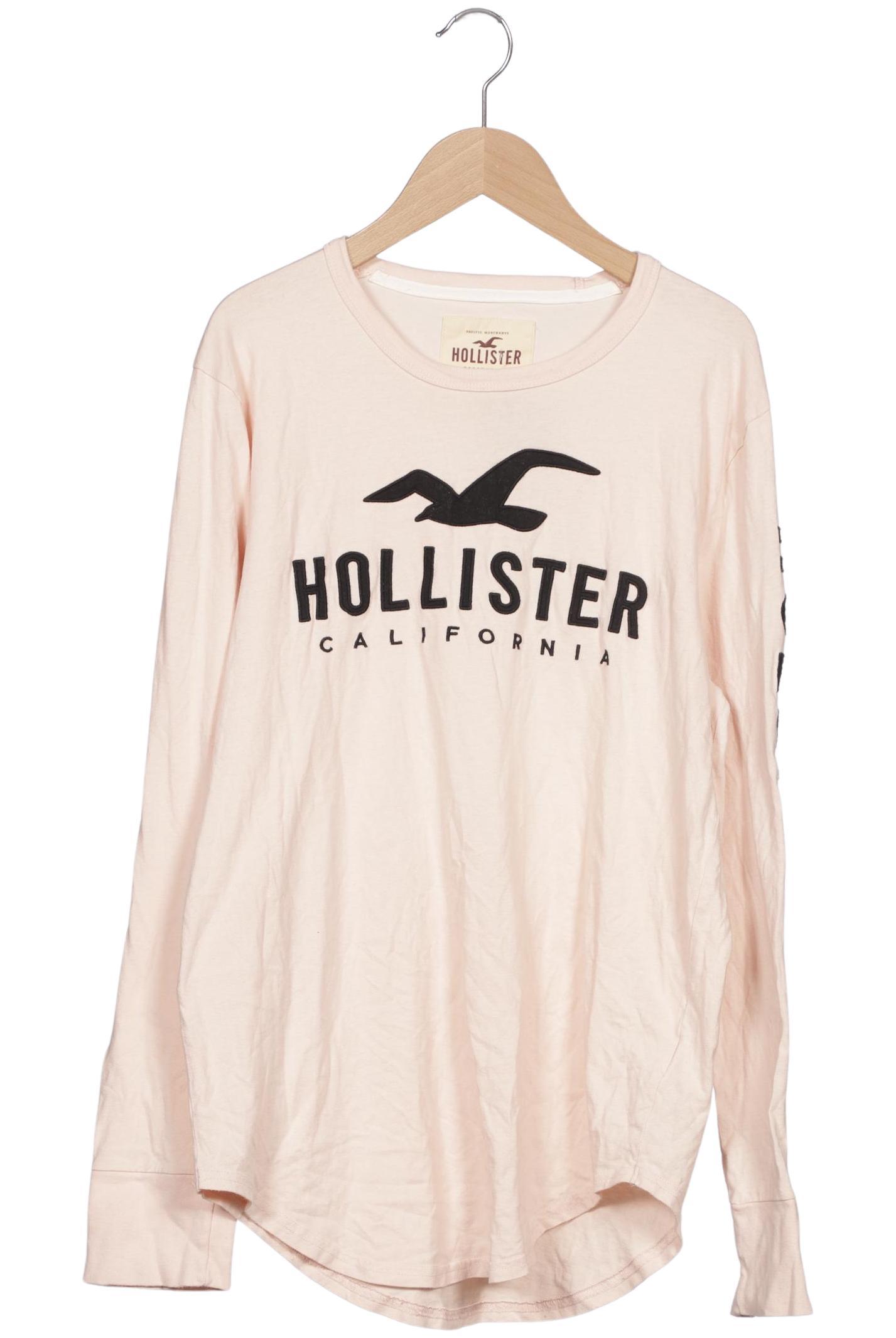 

Hollister Herren Langarmshirt, pink, Gr. 46
