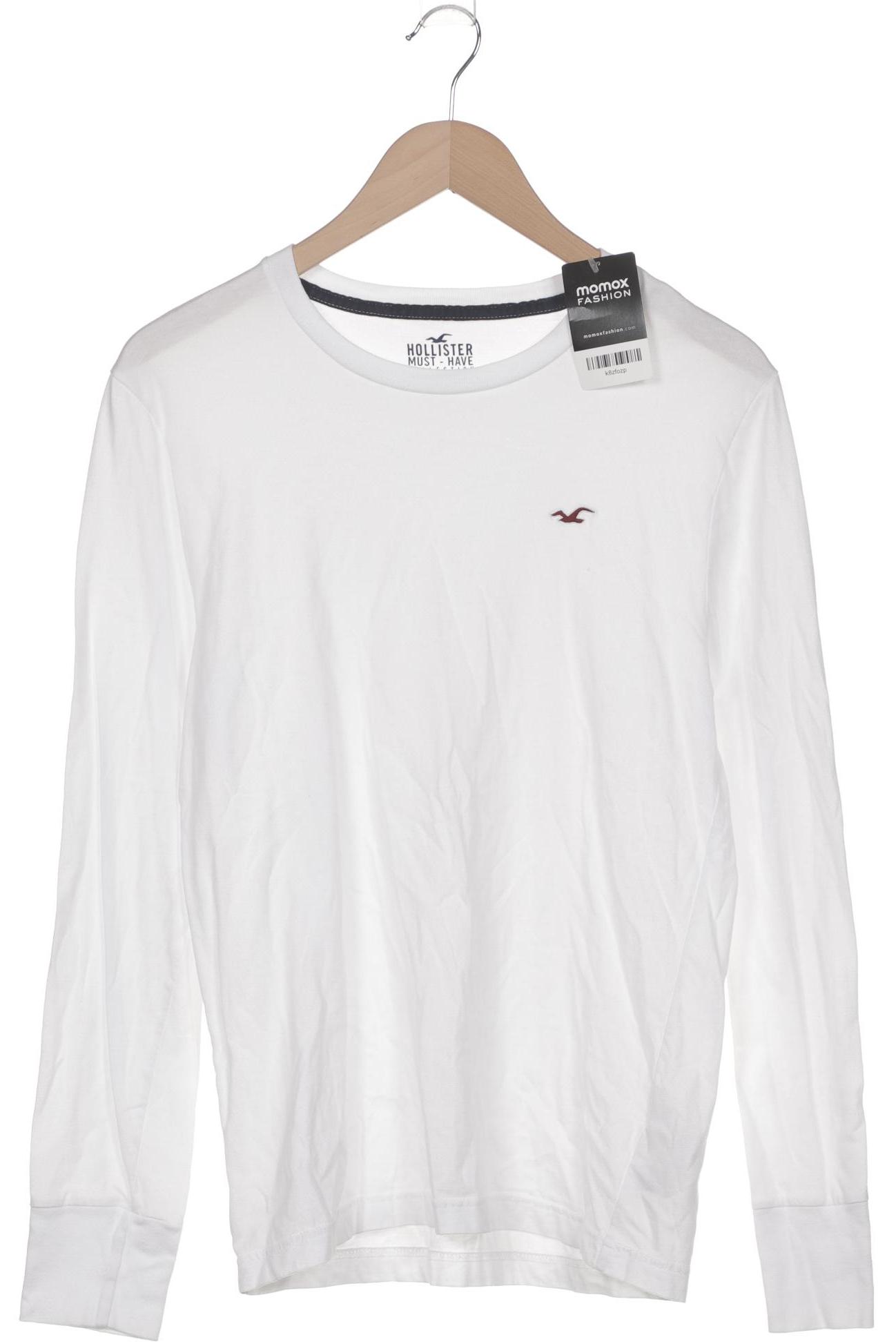 

Hollister Herren Langarmshirt, weiß, Gr. 46