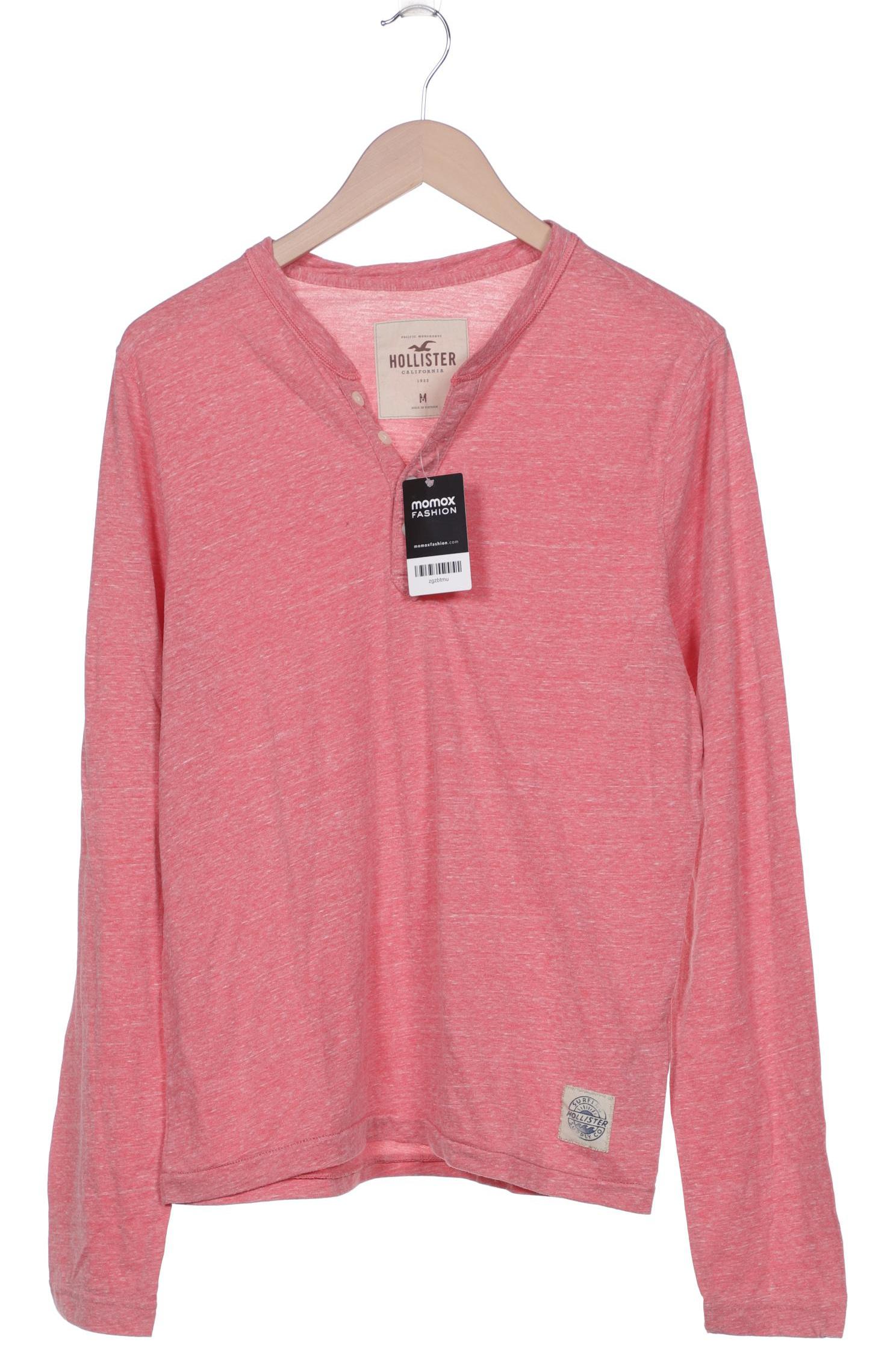 

Hollister Herren Langarmshirt, pink, Gr. 48