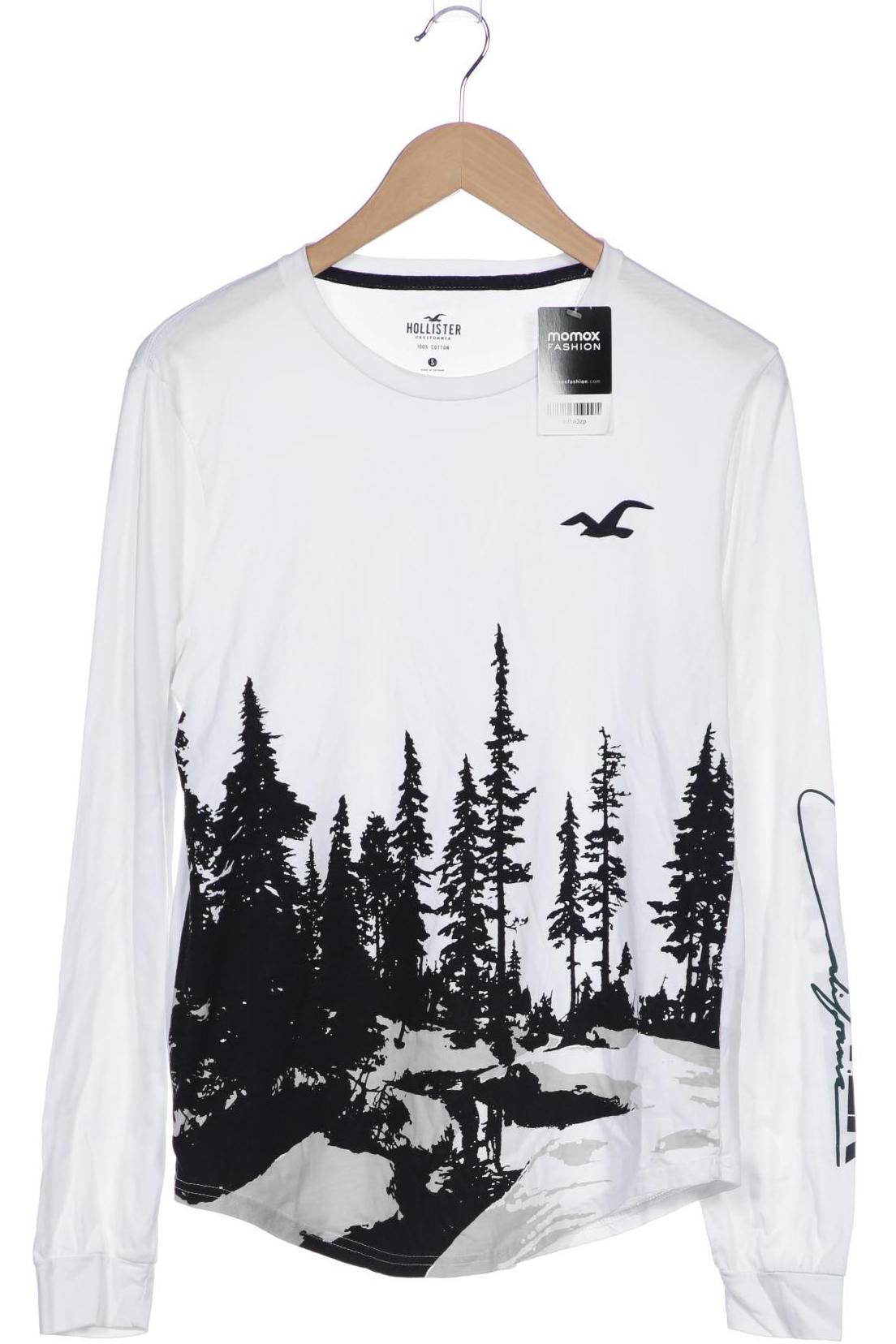 

Hollister Herren Langarmshirt, weiß, Gr. 46