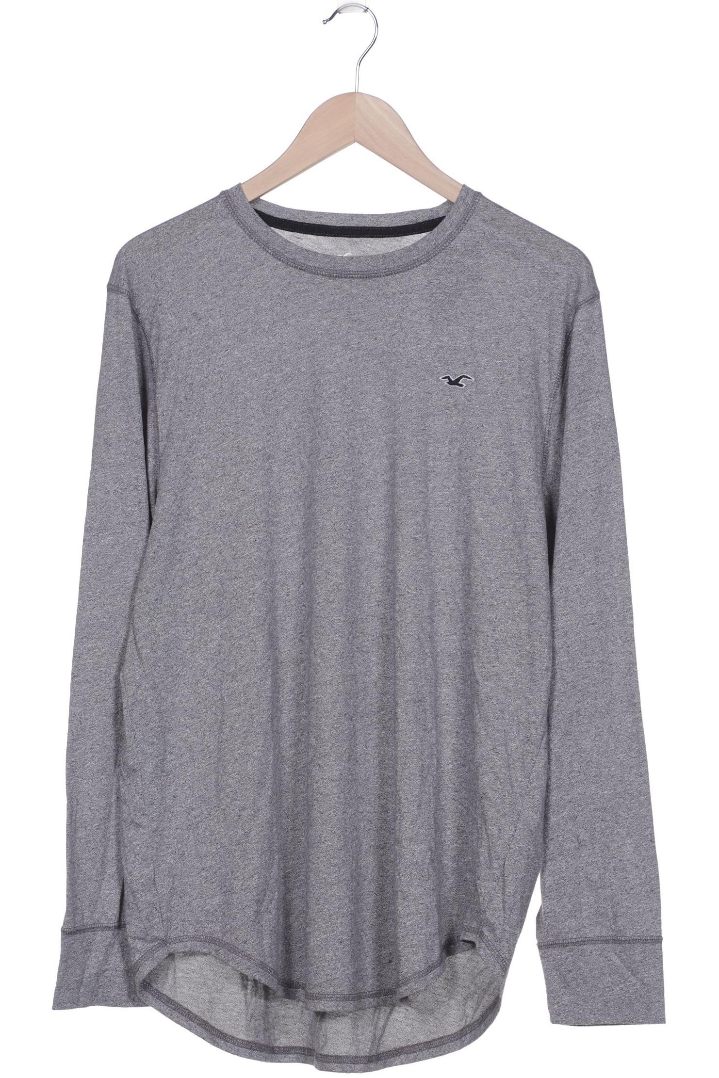 

Hollister Herren Langarmshirt, grau, Gr. 54