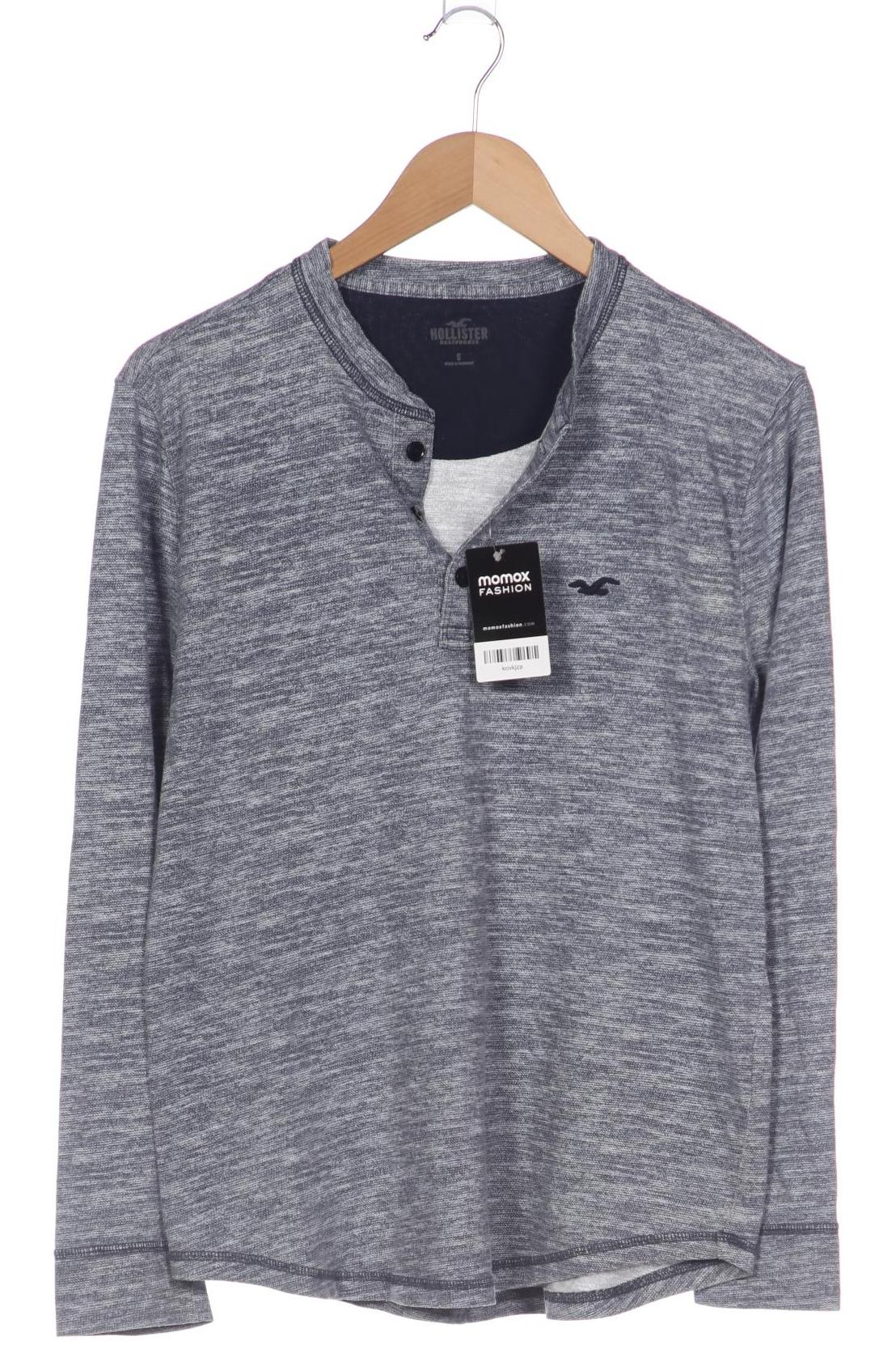 

Hollister Herren Langarmshirt, blau, Gr. 46