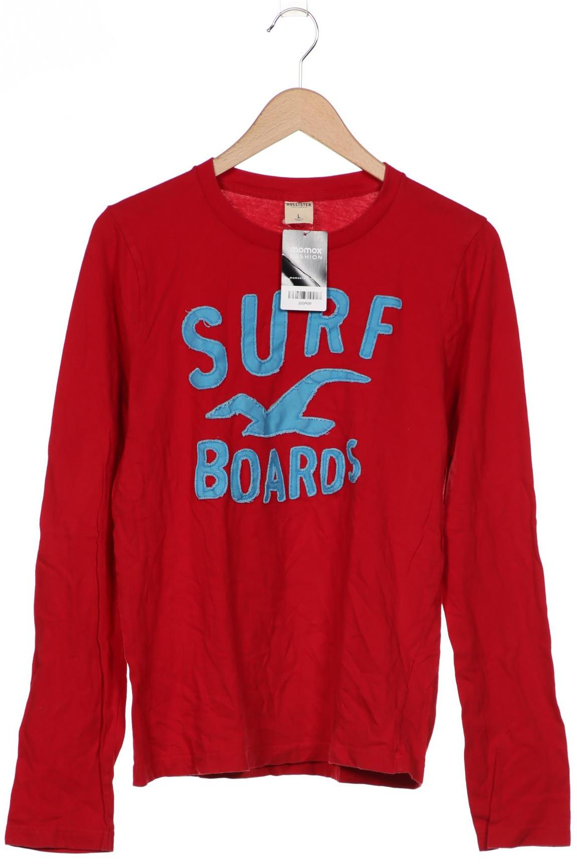 

Hollister Herren Langarmshirt, rot