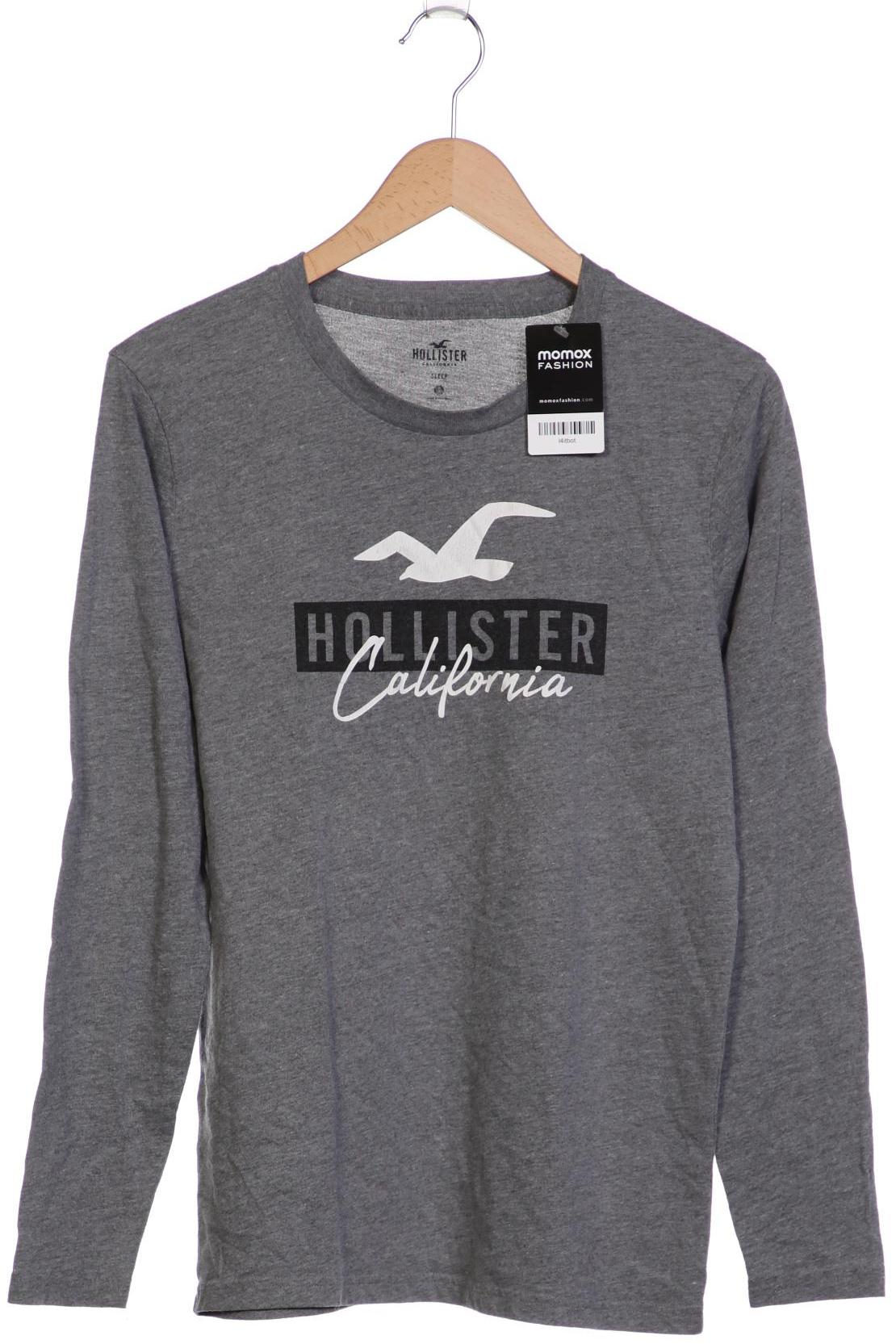 

Hollister Herren Langarmshirt, grau, Gr. 46