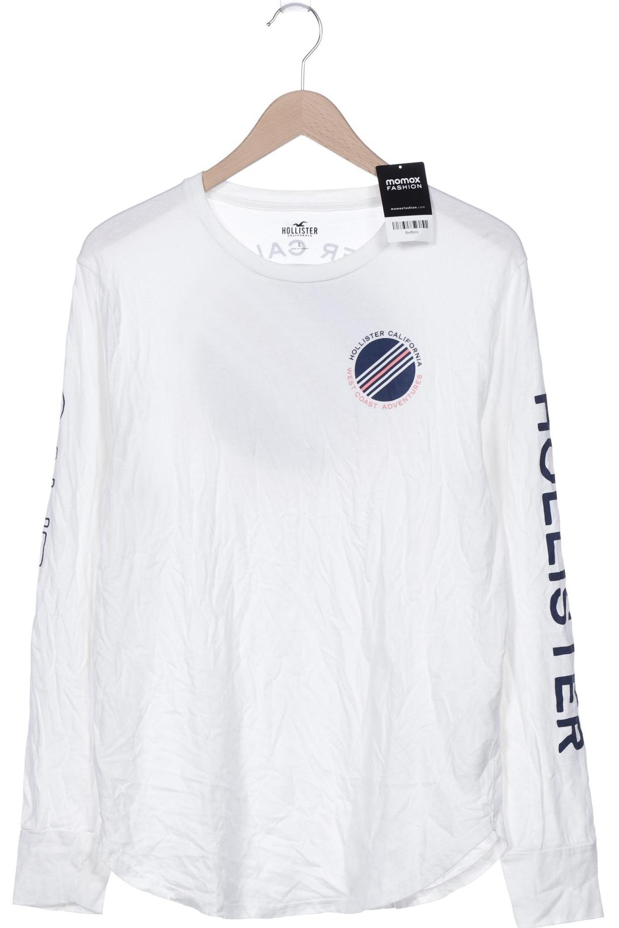 

Hollister Herren Langarmshirt, weiß, Gr. 52