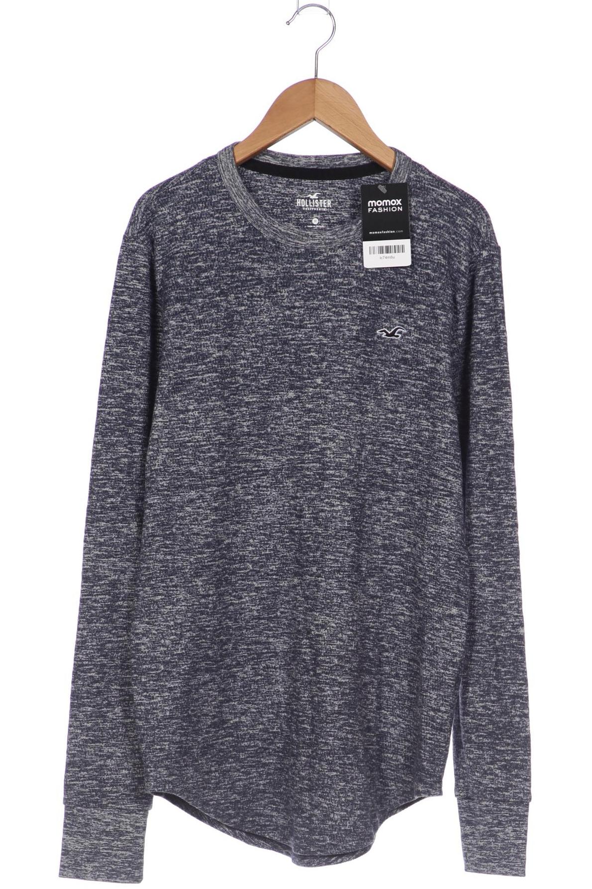 

Hollister Herren Langarmshirt, marineblau, Gr. 48