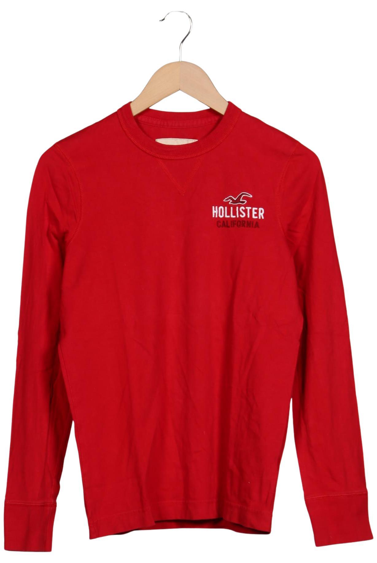 

Hollister Herren Langarmshirt, rot, Gr. 46