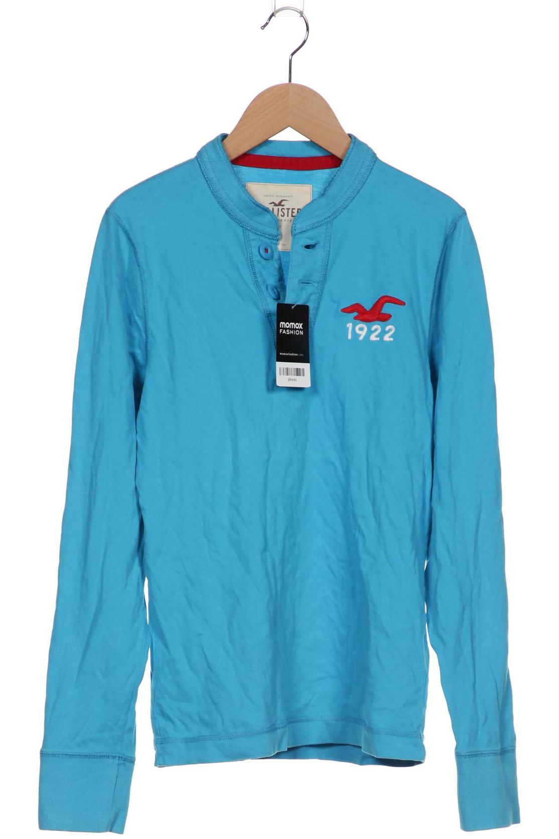 

Hollister Herren Langarmshirt, blau, Gr. 46