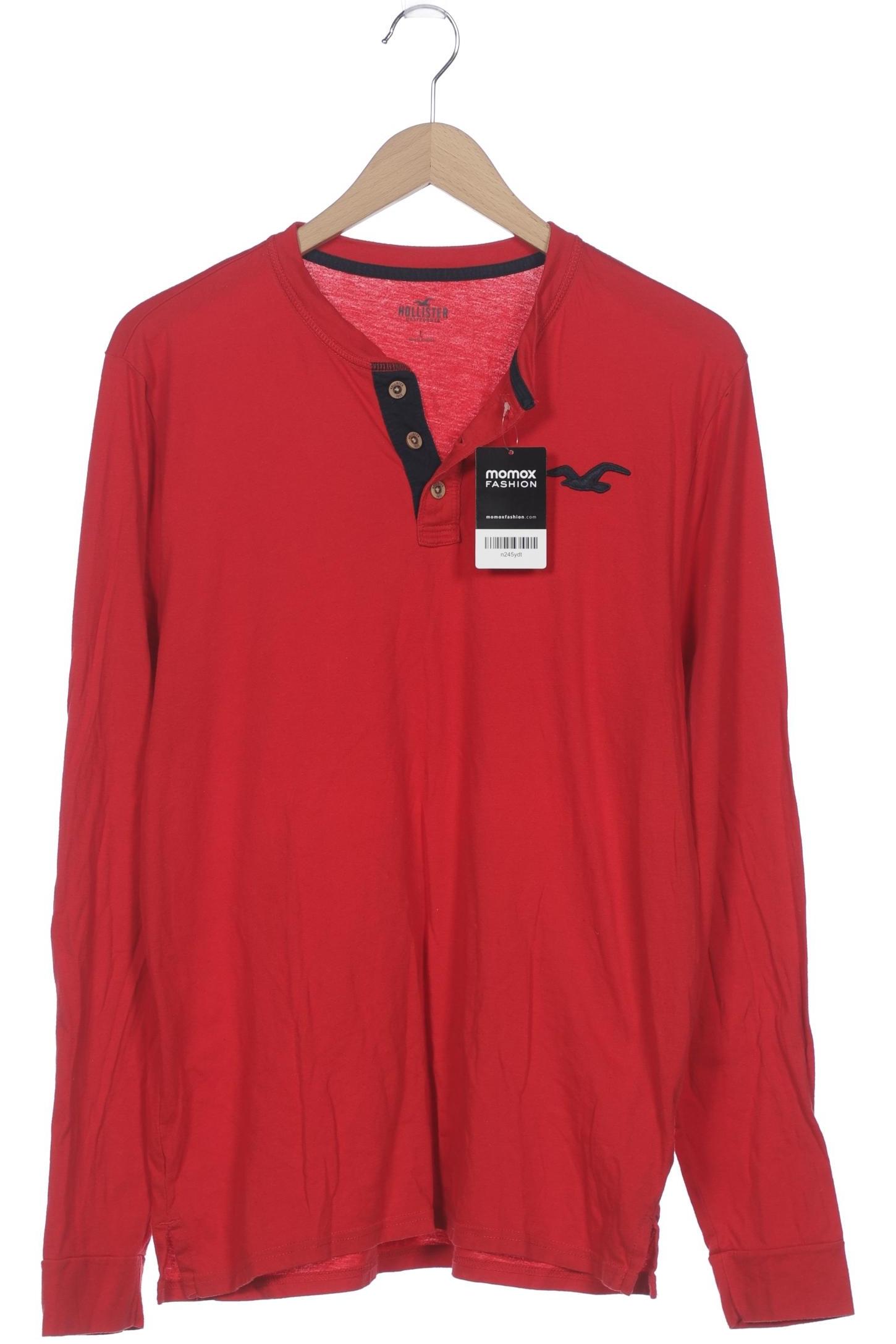 

Hollister Herren Langarmshirt, rot, Gr. 52