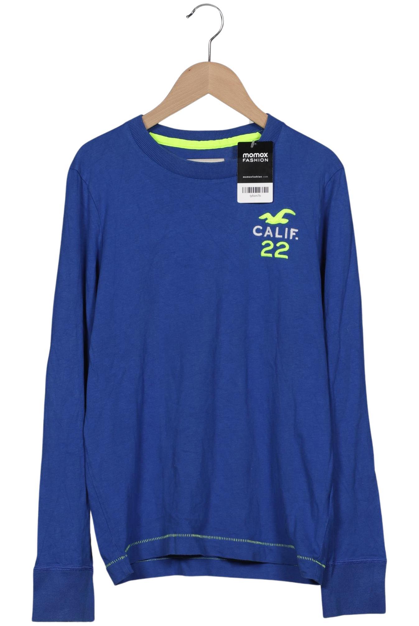 

Hollister Herren Langarmshirt, blau, Gr. 46