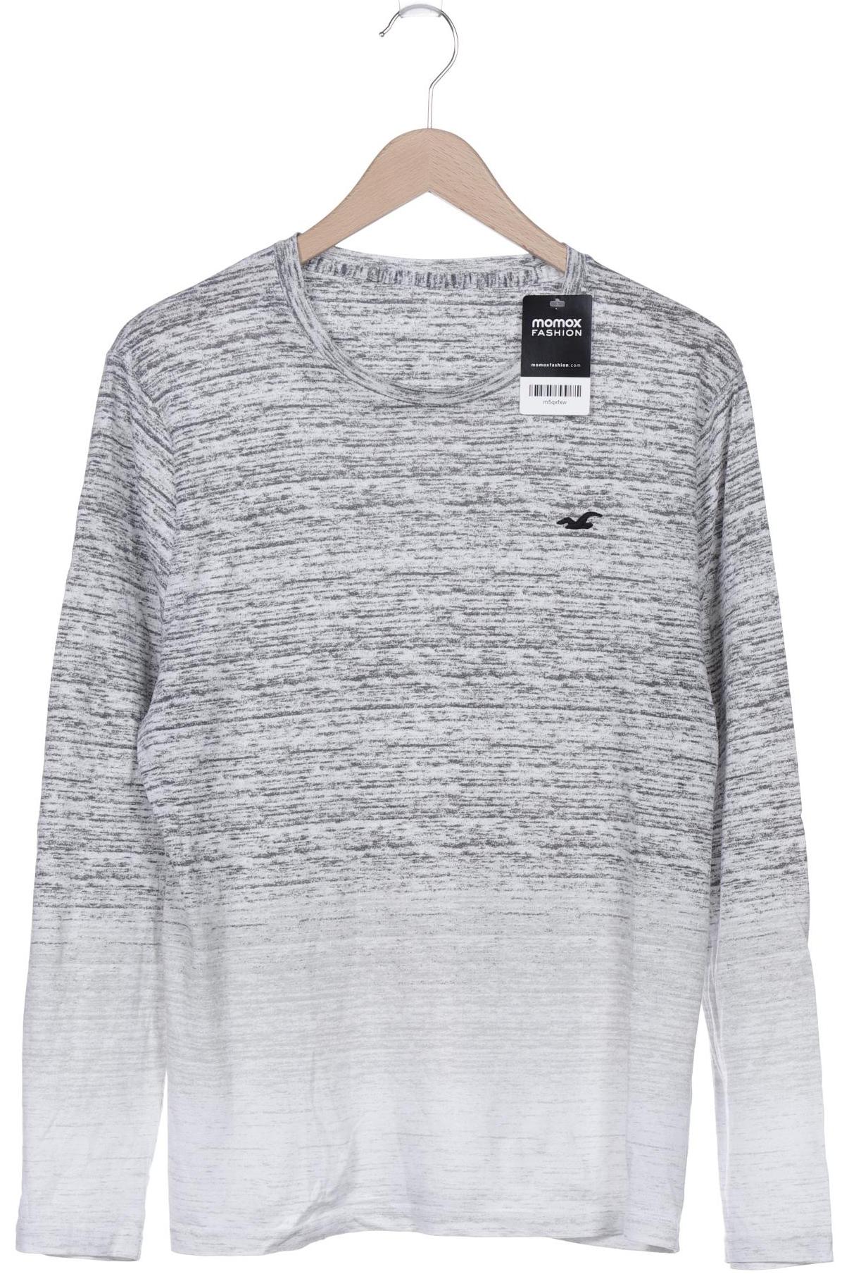 

Hollister Herren Langarmshirt, grau, Gr. 54