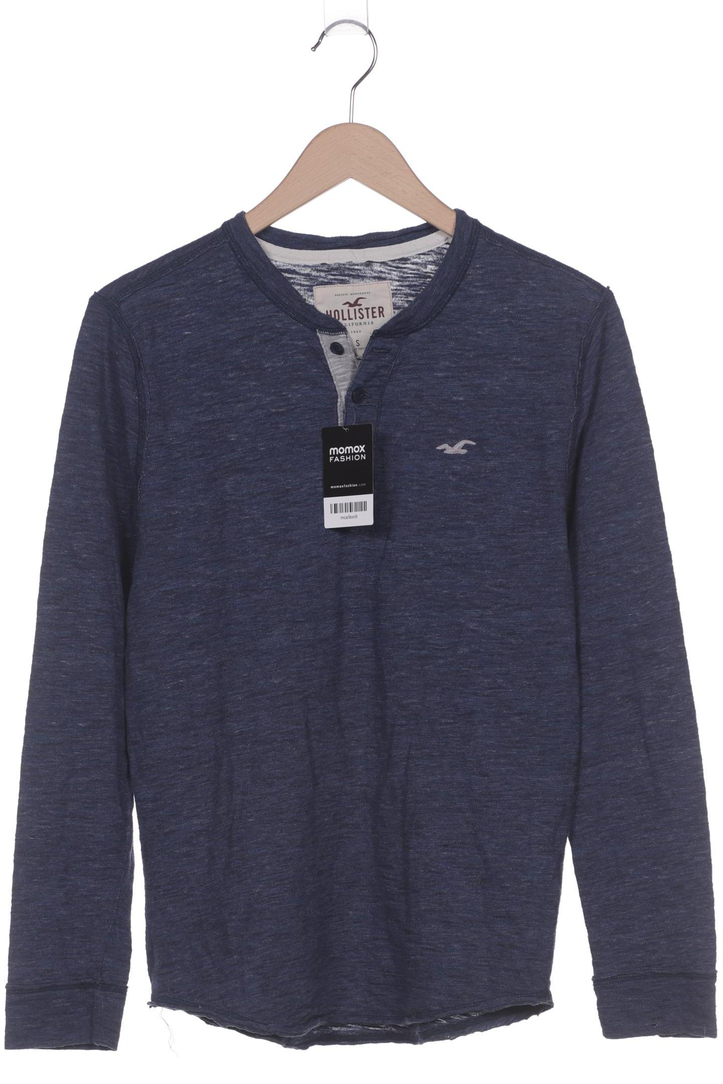 

Hollister Herren Langarmshirt, blau, Gr. 46