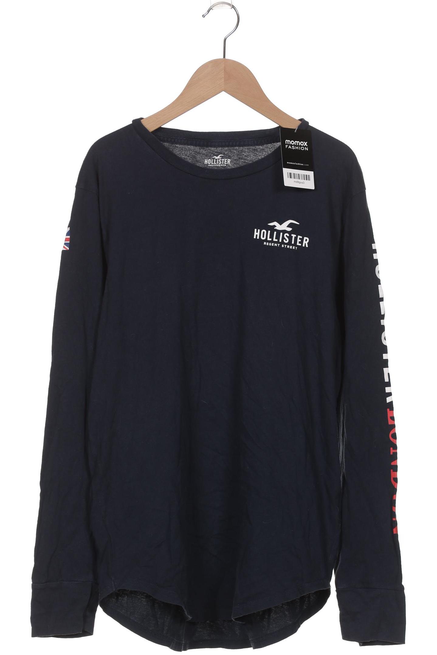 

Hollister Herren Langarmshirt, marineblau, Gr. 52