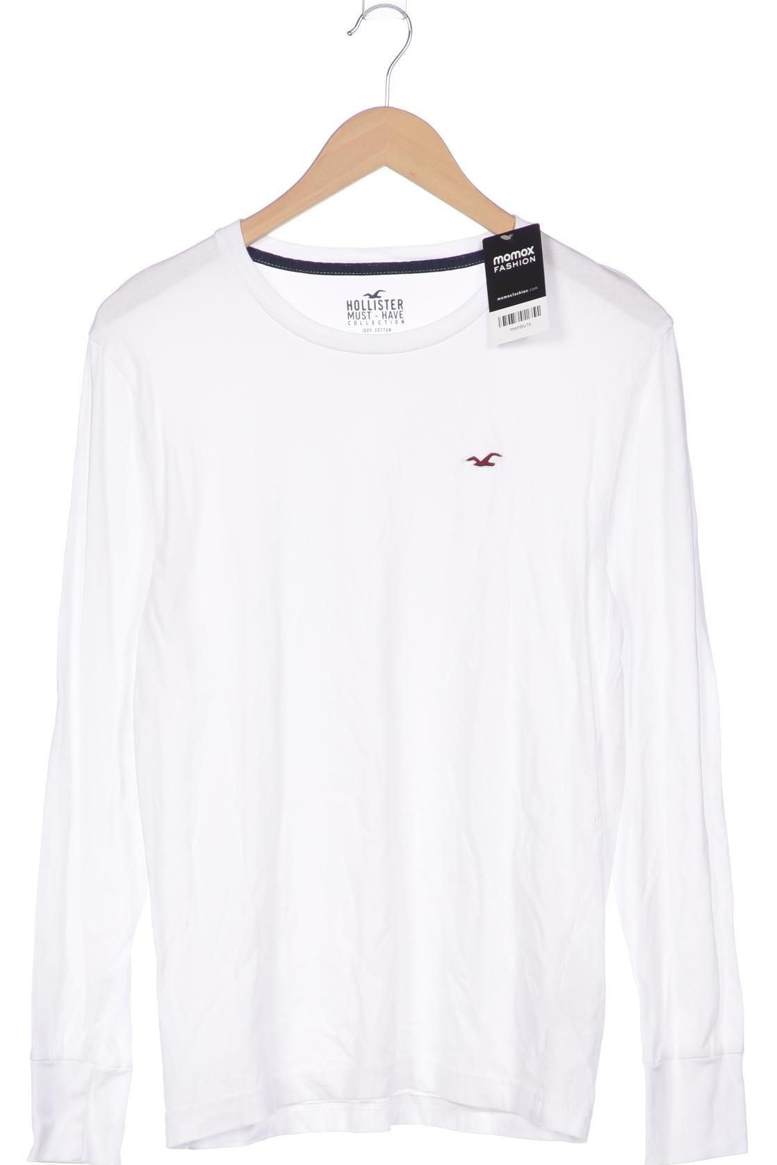 

Hollister Herren Langarmshirt, weiß, Gr. 46