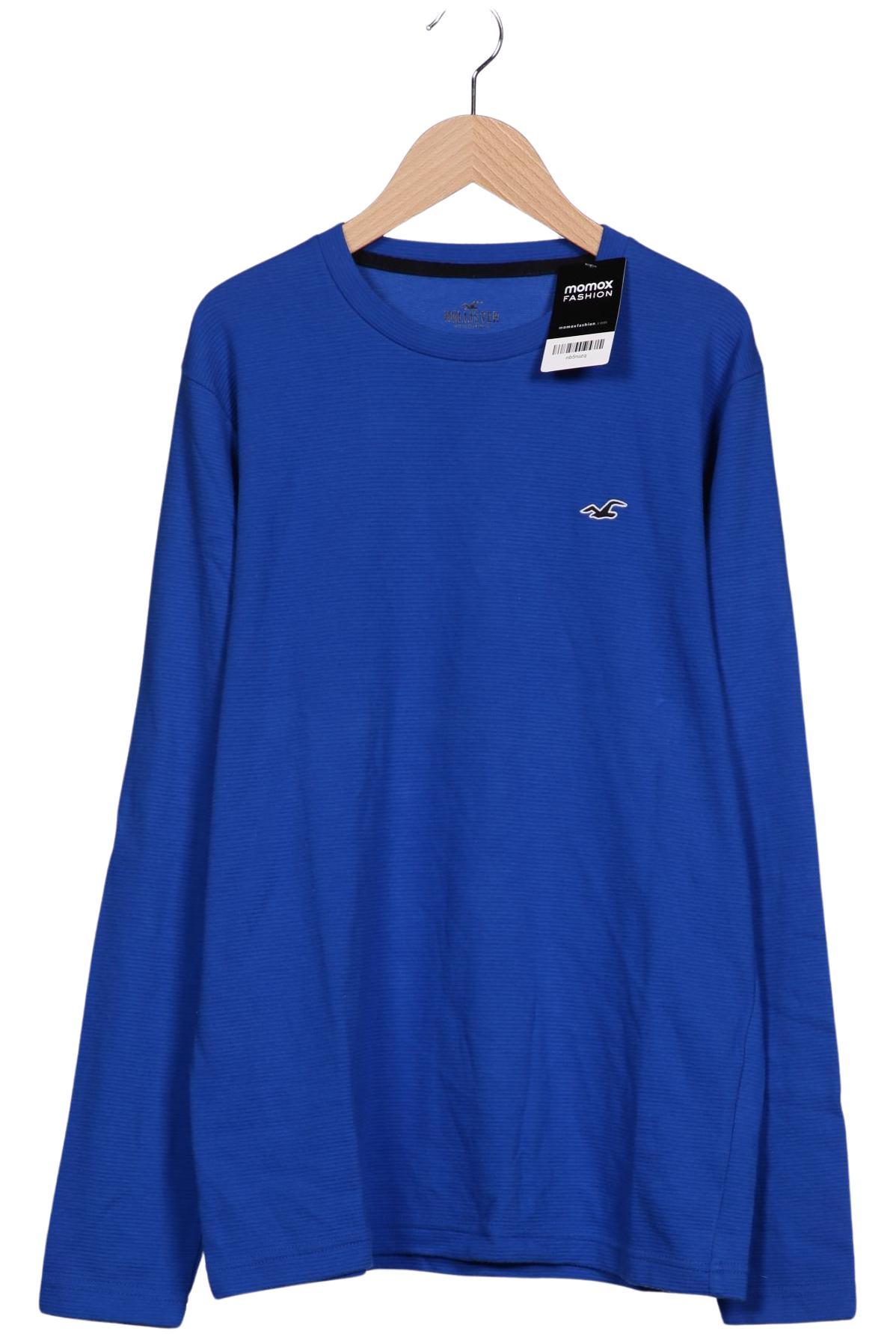 

Hollister Herren Langarmshirt, blau, Gr. 48