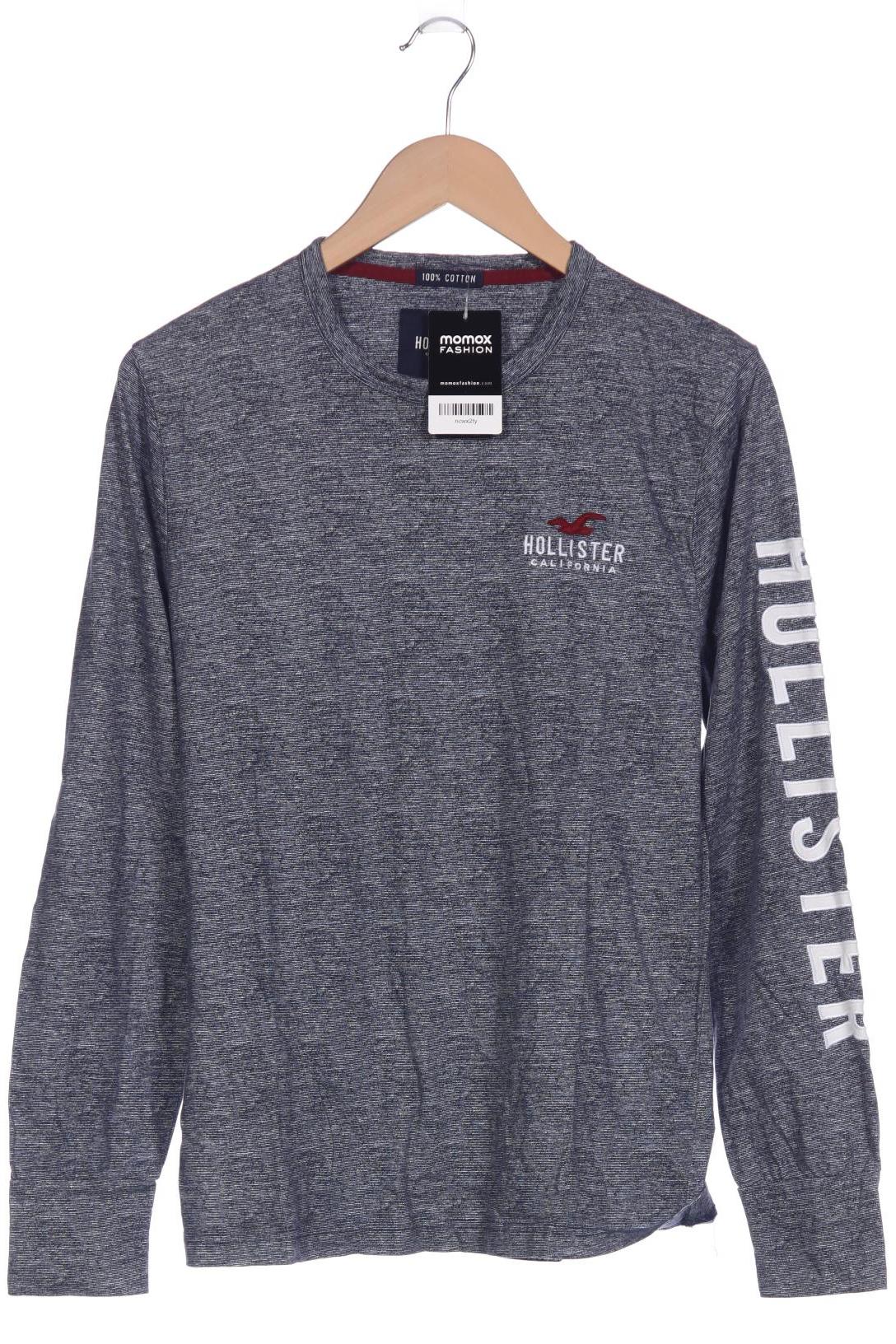 

Hollister Herren Langarmshirt, marineblau, Gr. 48
