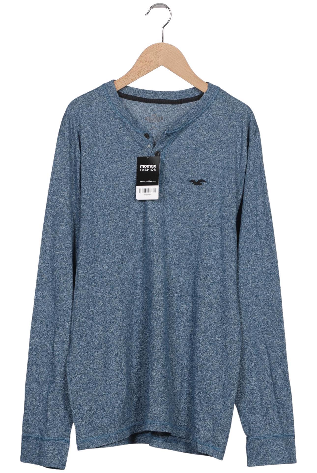 

Hollister Herren Langarmshirt, marineblau, Gr. 48