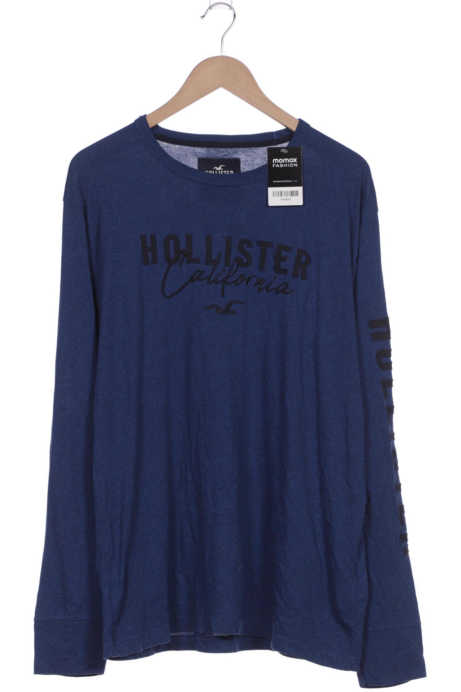 

Hollister Herren Langarmshirt, blau, Gr. 56