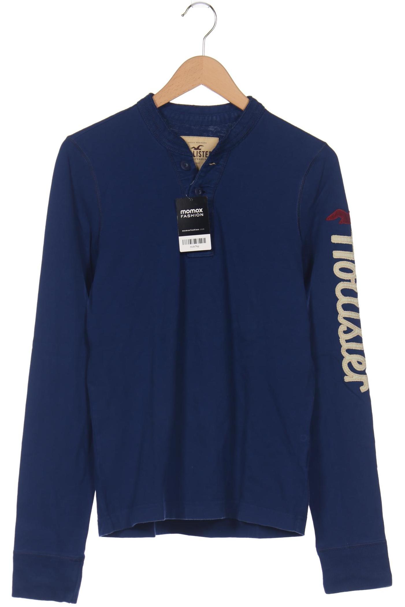 

Hollister Herren Langarmshirt, blau