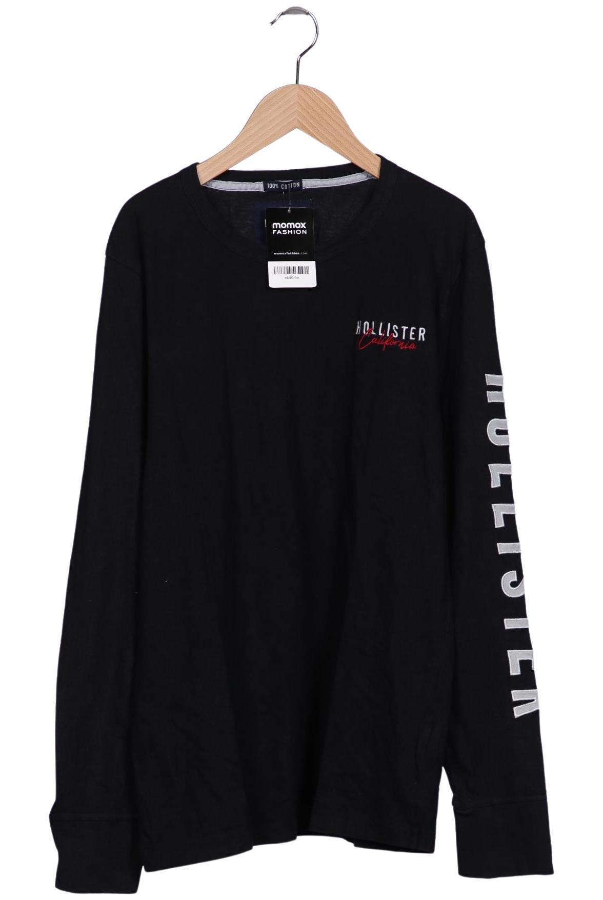 

Hollister Herren Langarmshirt, schwarz, Gr. 48