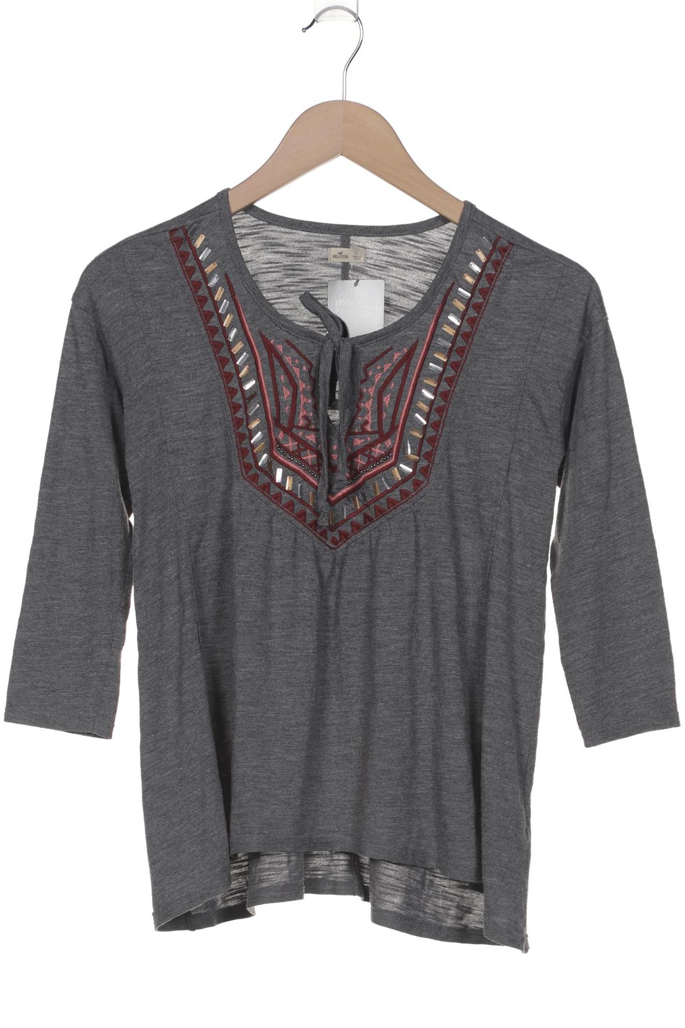 

Hollister Herren Langarmshirt, grau, Gr. 46