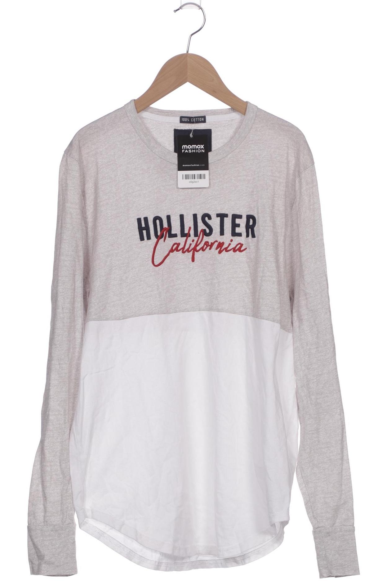 

Hollister Herren Langarmshirt, grau, Gr. 48